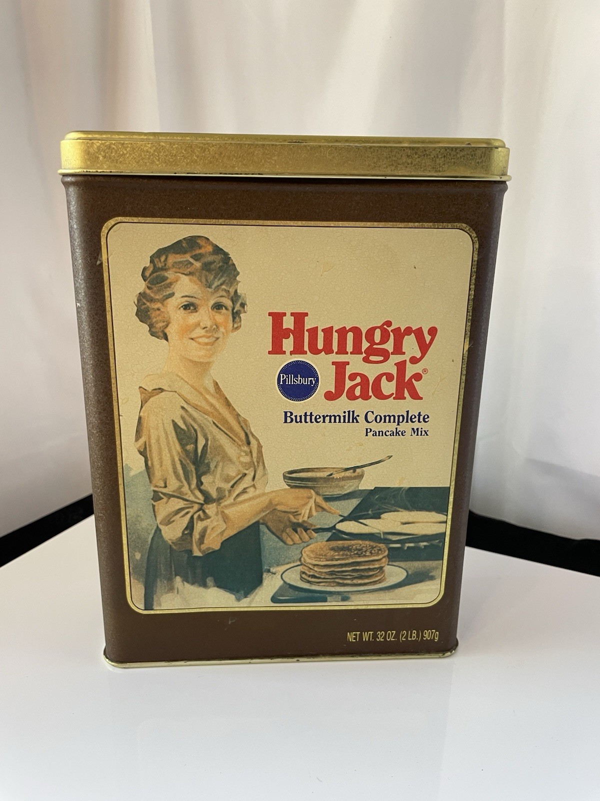 Vintage Pillsbury Hungry Jack Tin See Pictures Details/Blemishes