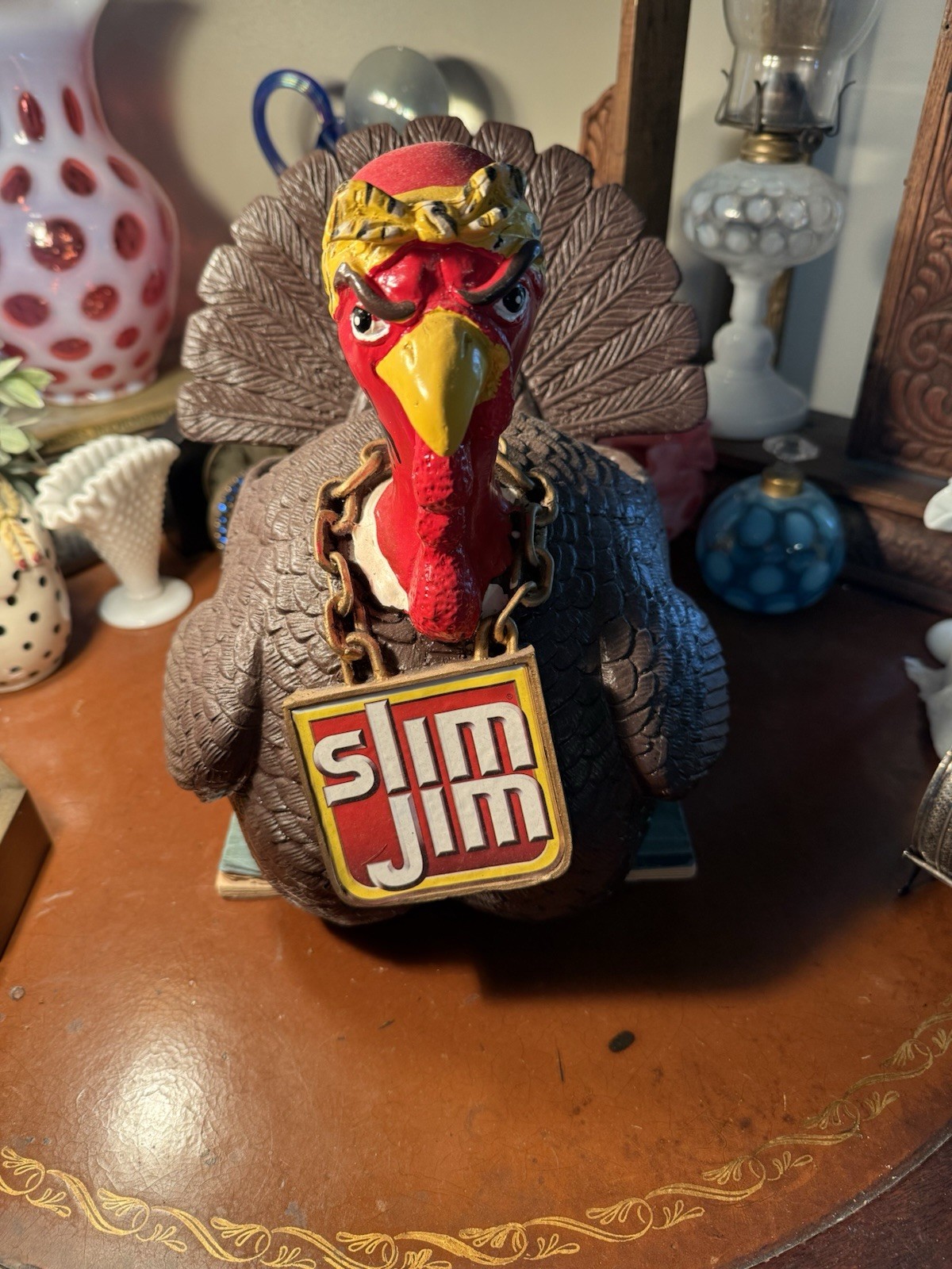 Amazing Slim Jim Counter Display Turkey Gangster
