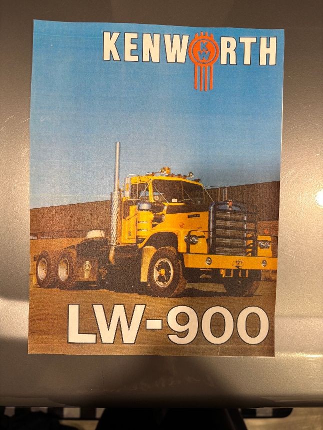 Kenworth Truck ad Brochure Advertisement Literature
