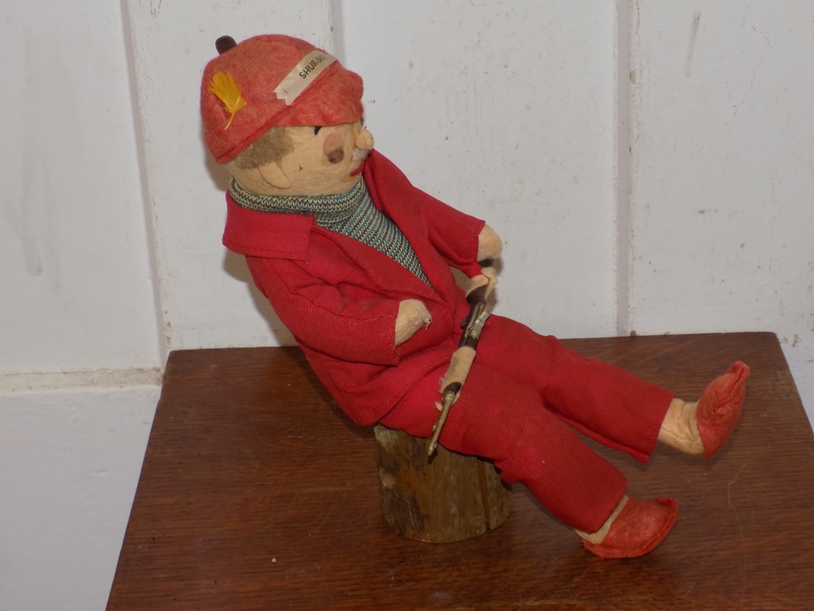Vintage Shur Shot Advertisement Plush Display Figure