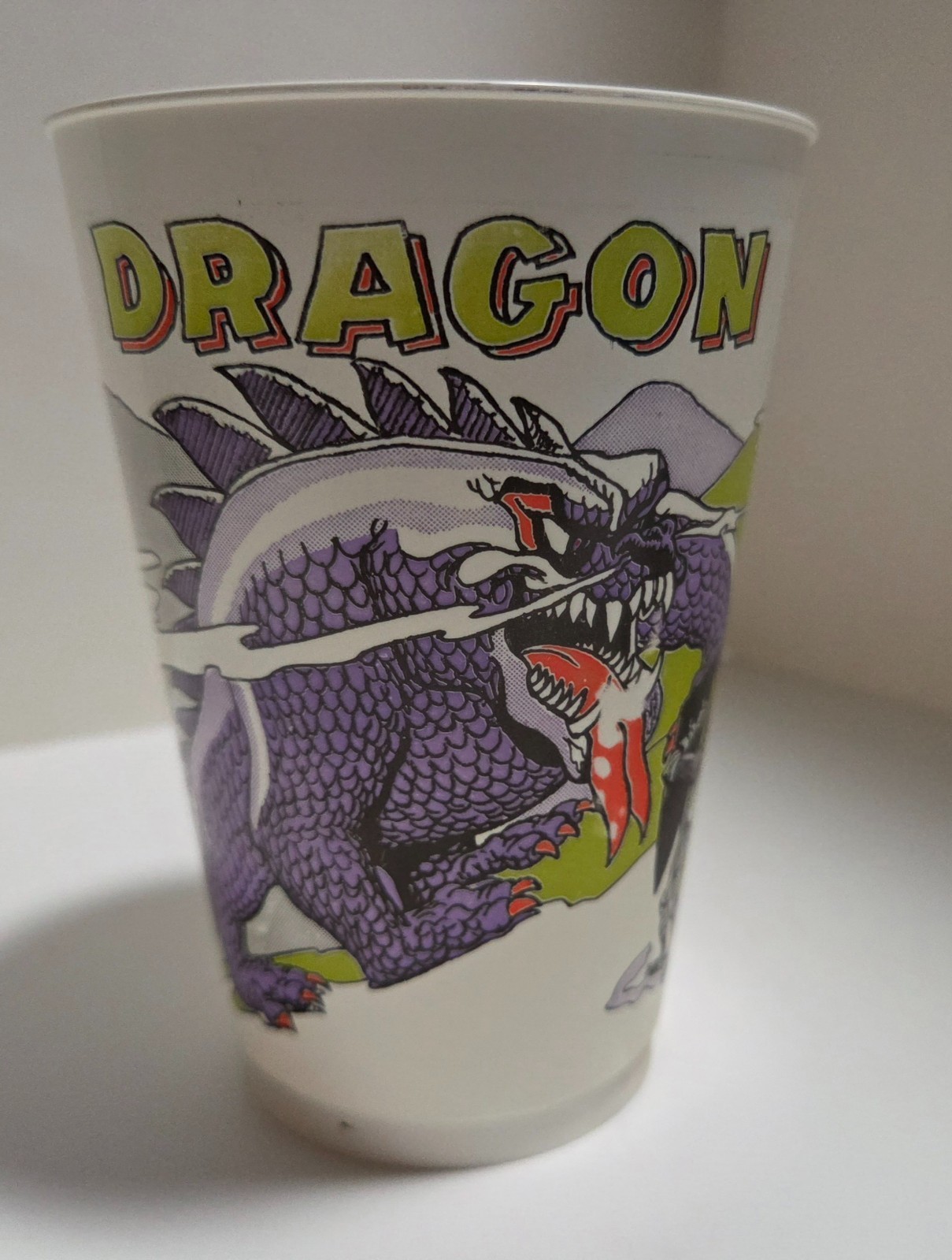 Vintage Dragon 7-Eleven Plastic Slurpee Cup – 1970’s Monster Series
