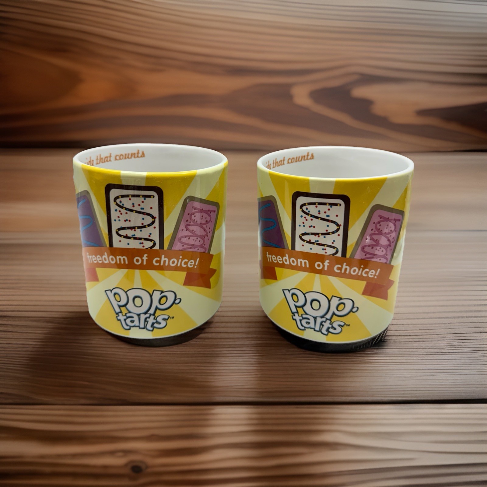 Vintage KELLOGG’S POP TARTS COFFEE Cup MUGS 24 OZ New W Box ~ Lot Of 2 PCs