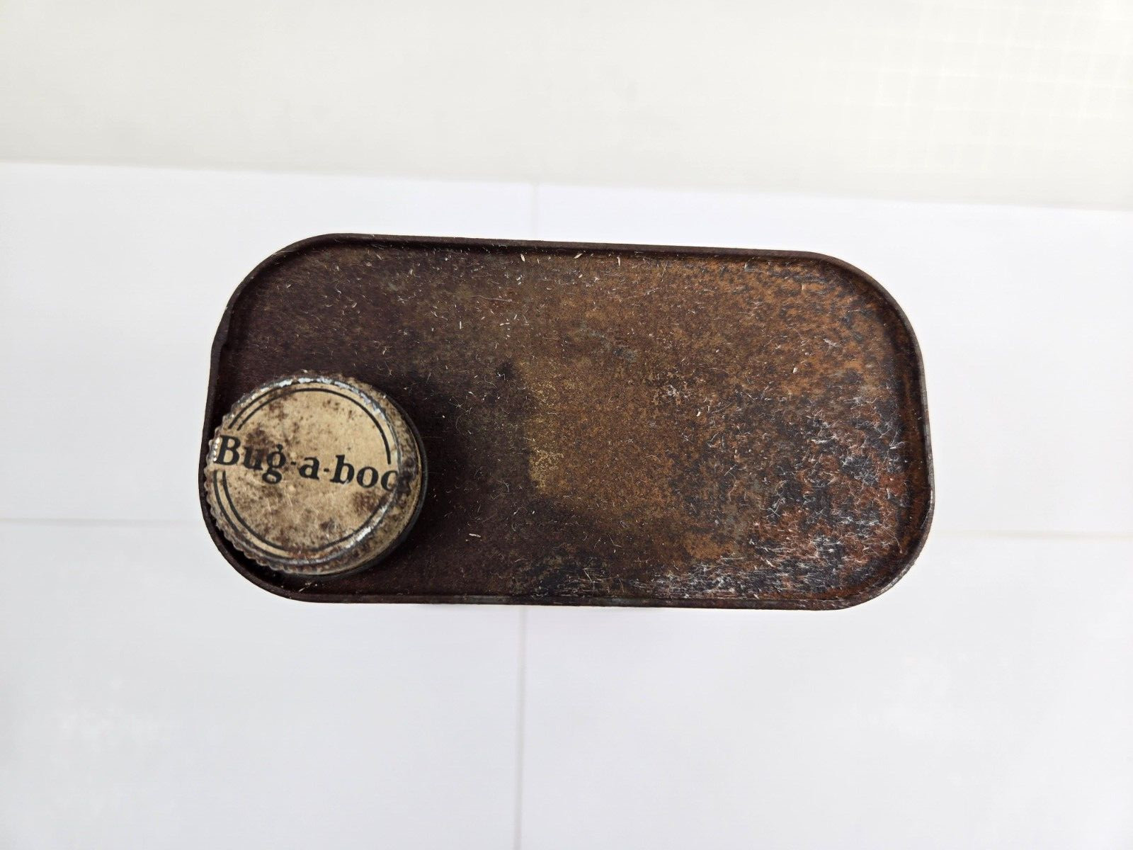 Vintage Socony-Vacuum “Bug-a-Boo” Insect Graphic Tin Can