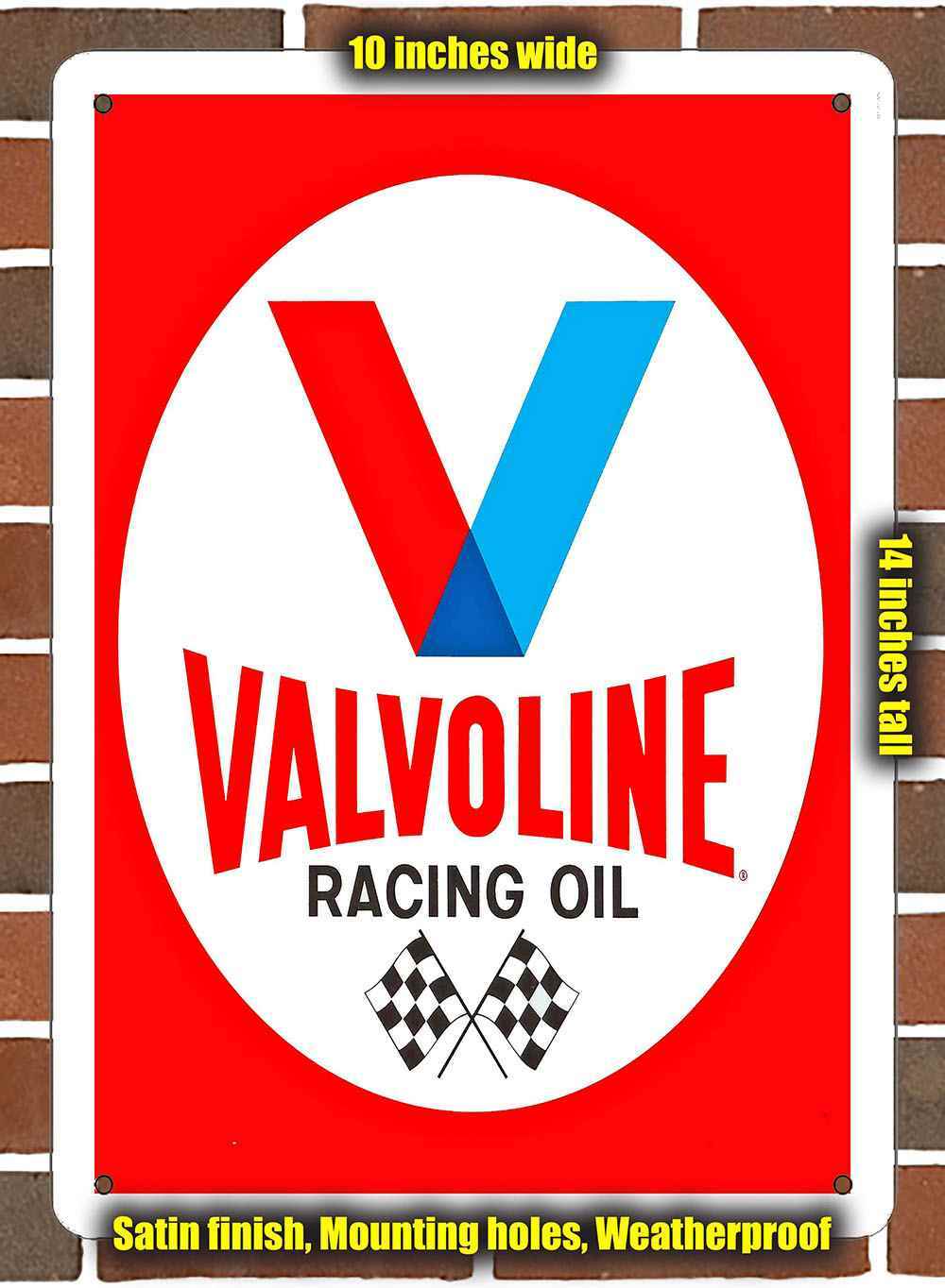 Metal Sign – 1971 Valvoline Racing Oil- 10×14 inches