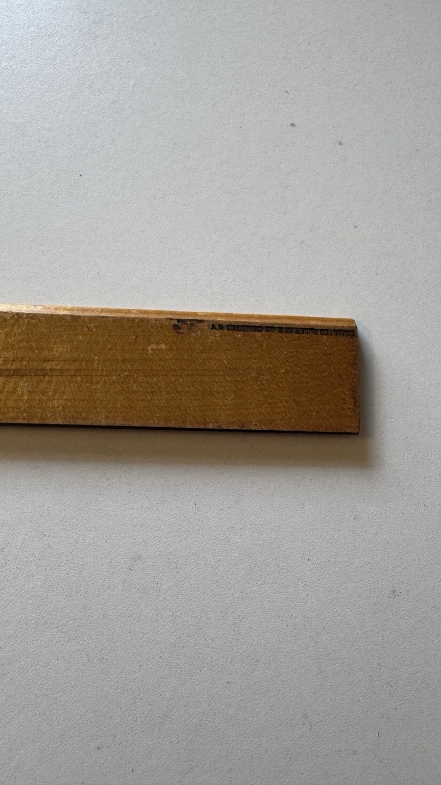 EDISON MAZDA LAMPS – Dimmer Hardware Co. – Advertising 12″ Wood Ruler