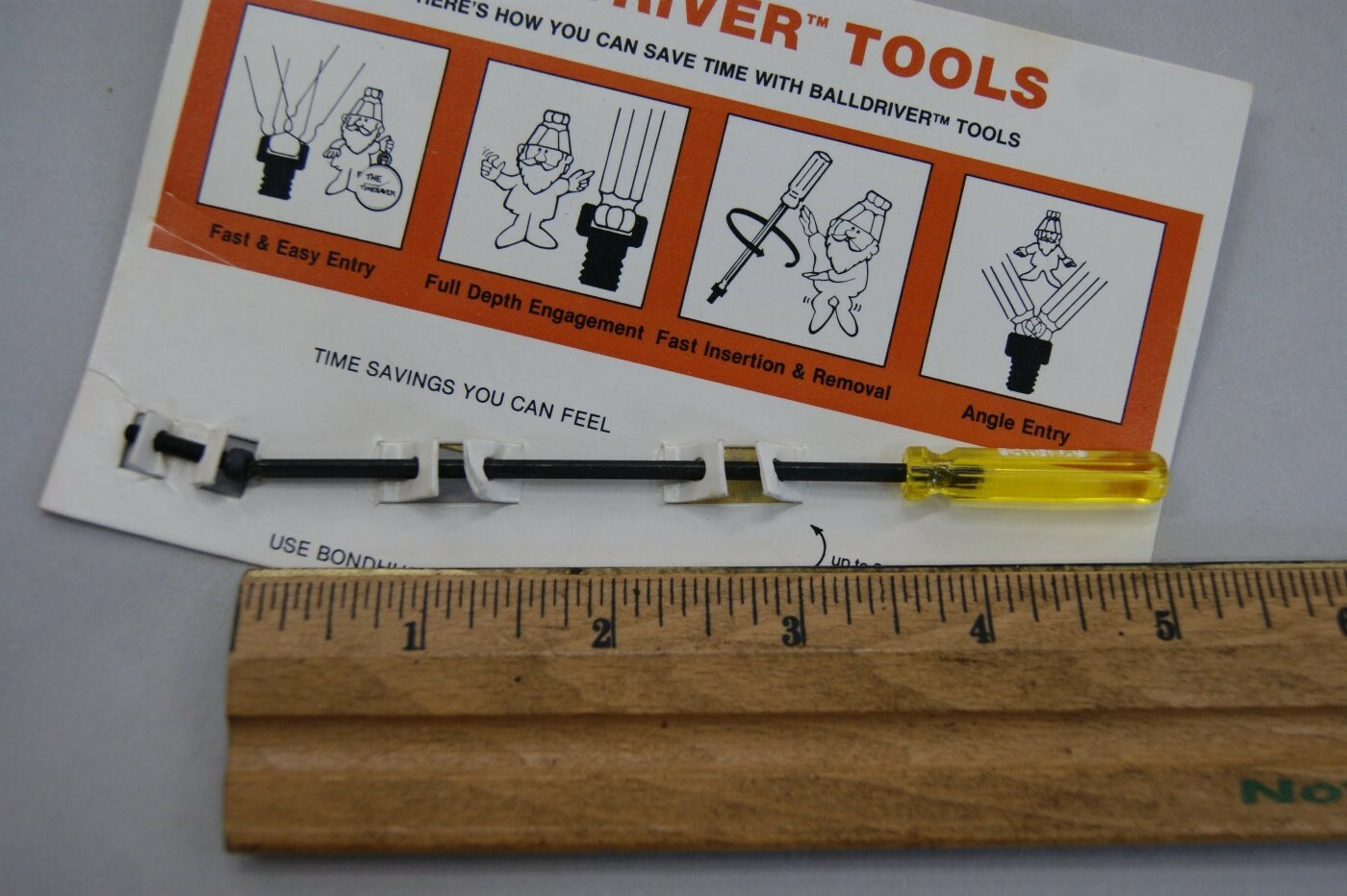 Vintage Miniature Bondhus Ball-driver Advertising Salesman’s Sample, NOS, L-3932