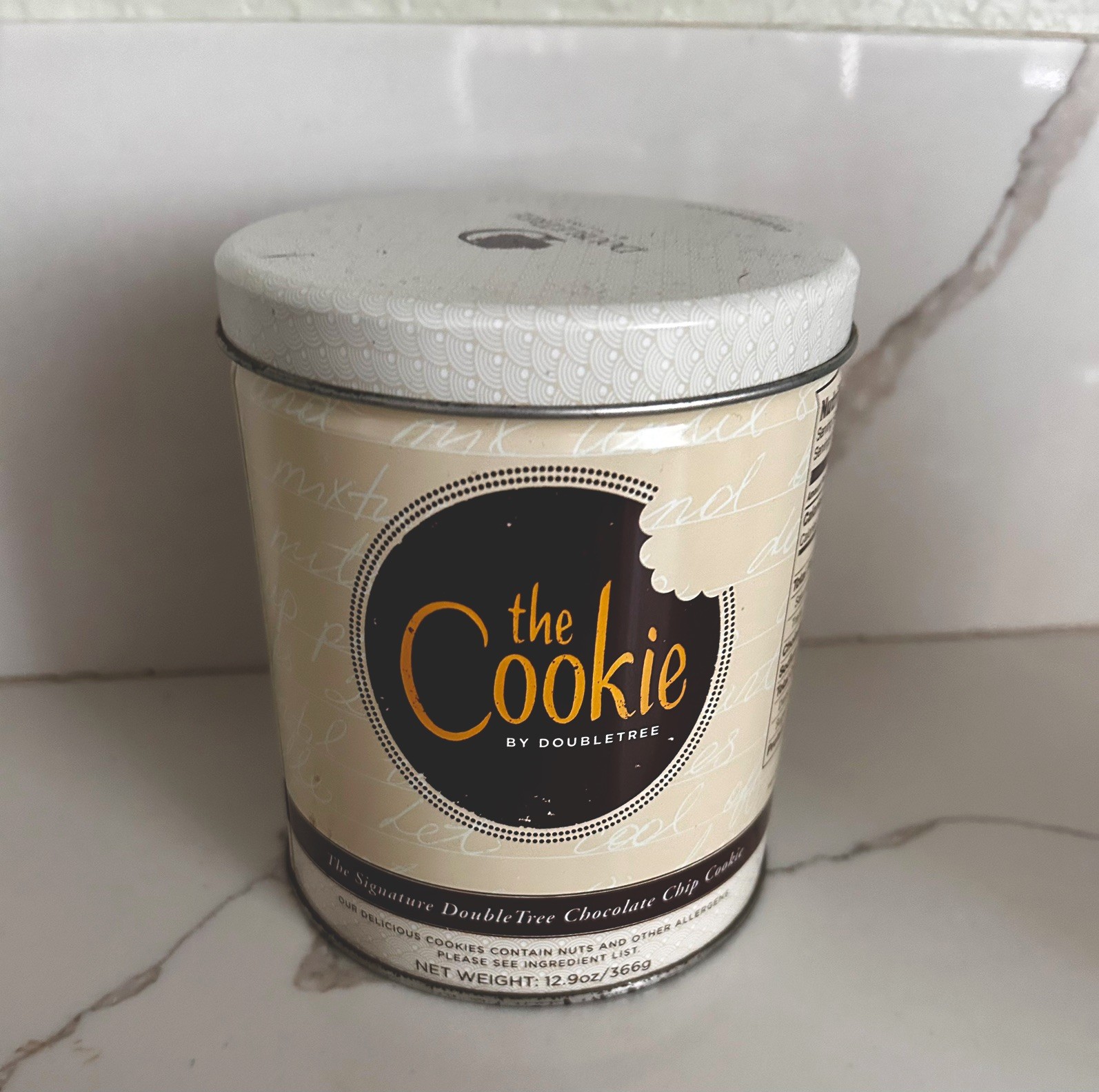 Doubletree By Hilton Resort Hotel Cookie Tin Advertising Tin Cookie Can EMPTY