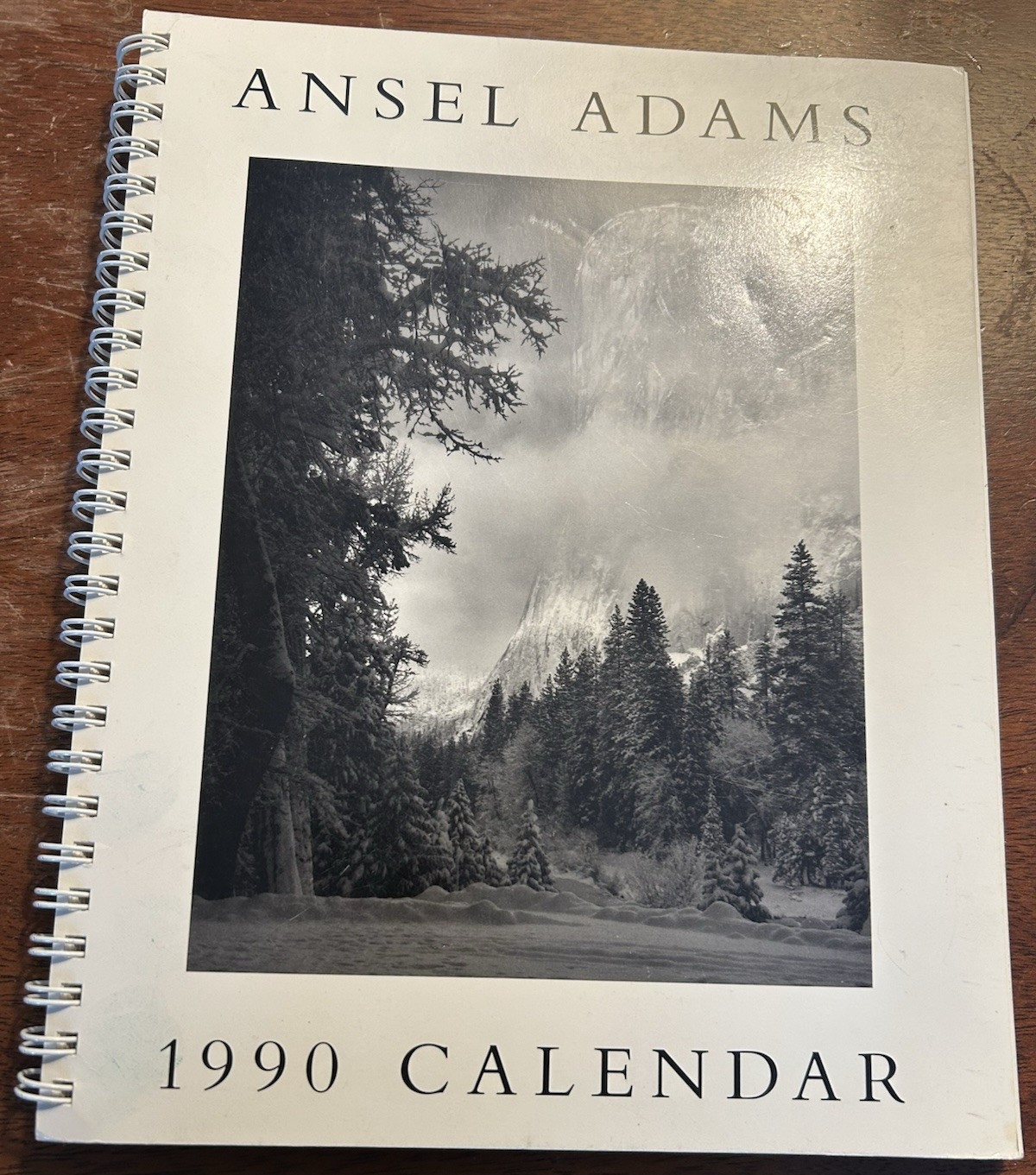 #975 Ansel Adams 1990 Calender Little, Brown Company with Beautiful Pictures