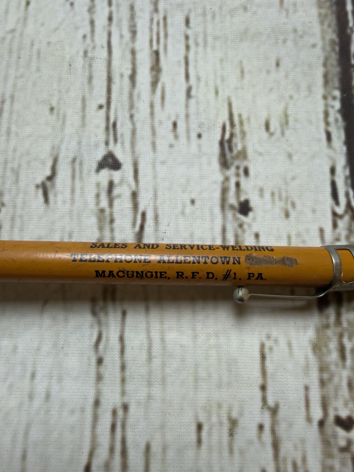 VTG Charles E. Schmoyer McCormick Deering Farm Equipment Allentown PA Pencil