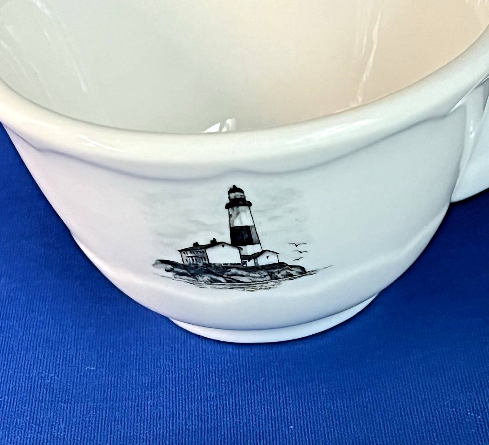 Vintage Light House Coffee Cup Syracuse China USA New York