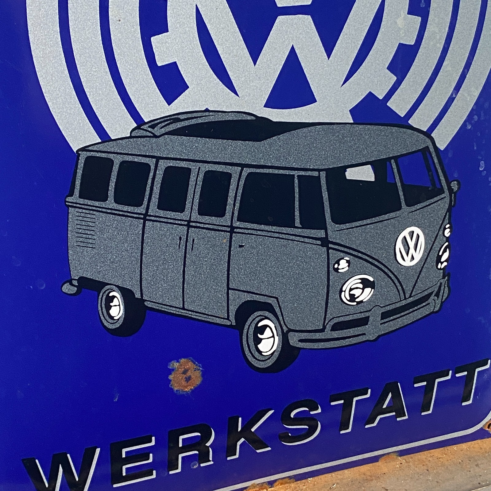 VOLKSWAGEN T1 Enamel Sign 23.6×15.7″ (60x40cm) Nice Rare Vintage Wall Decoration