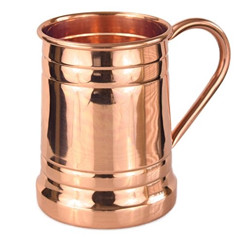 Pure Copper Beer Mug 18oz Handmade Tankard Stein