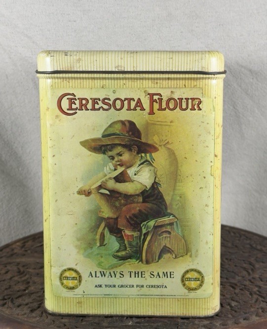 Ceresota Flour Tin 1920s Design