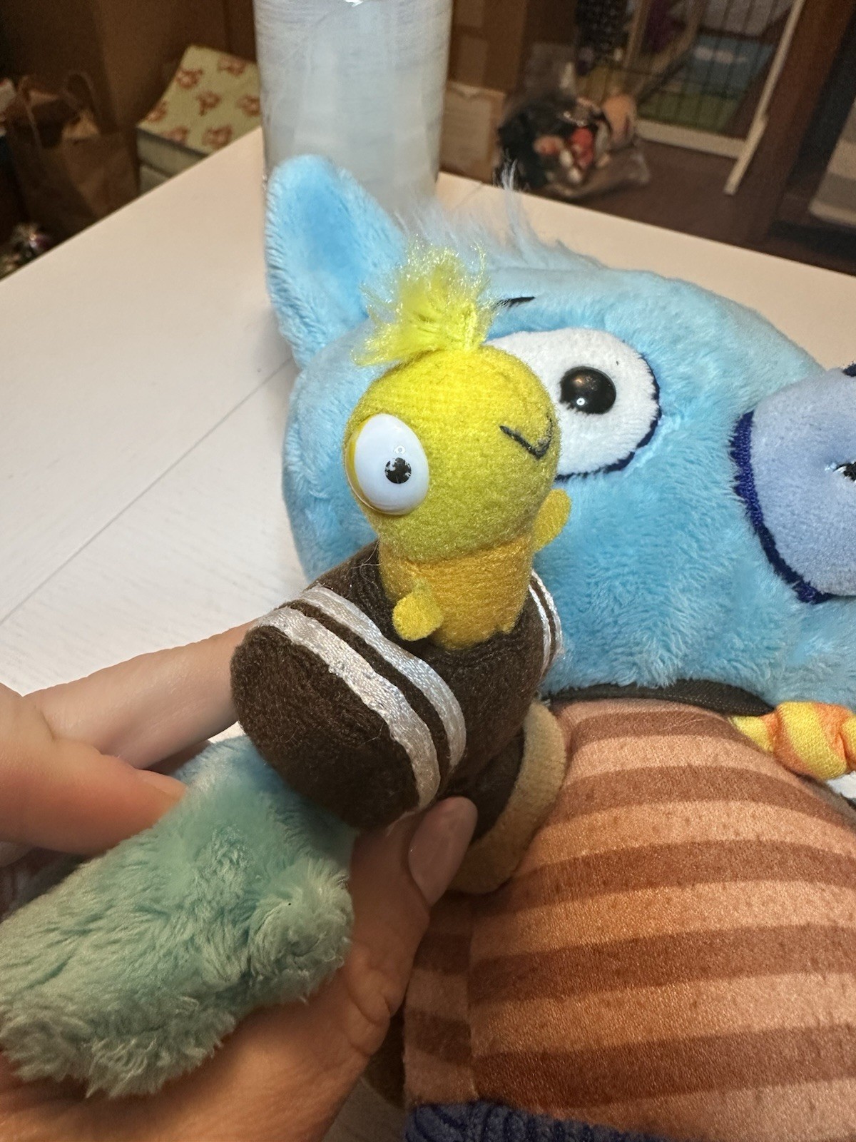Amazon Prime Video Tumble Leaf Fig The Fox Plush by Gund 2018 Blue Animal Stick
