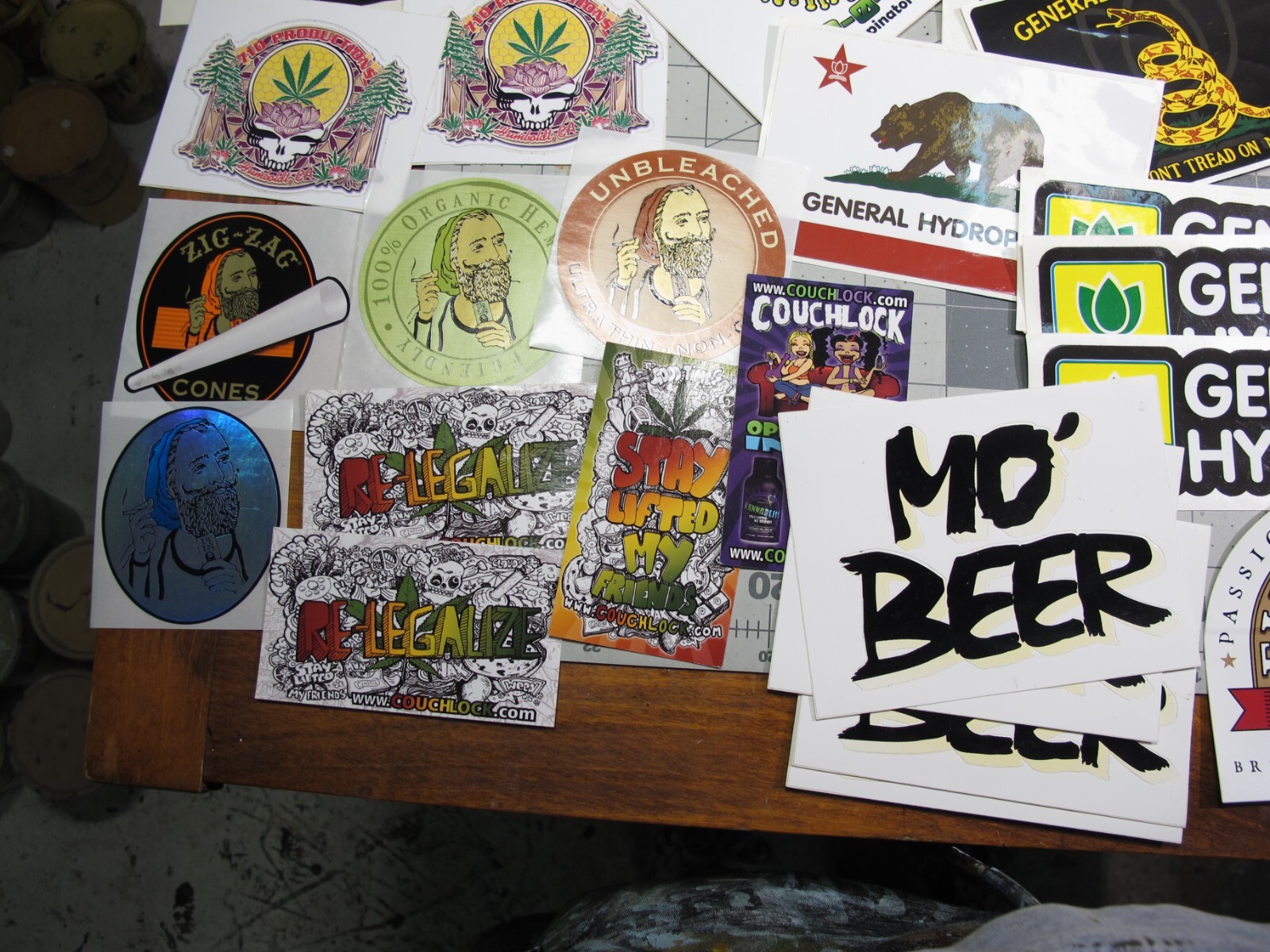 vtg 1990s 2000s 2010s Hemp Vape Weed sticker collection of 120 pc+