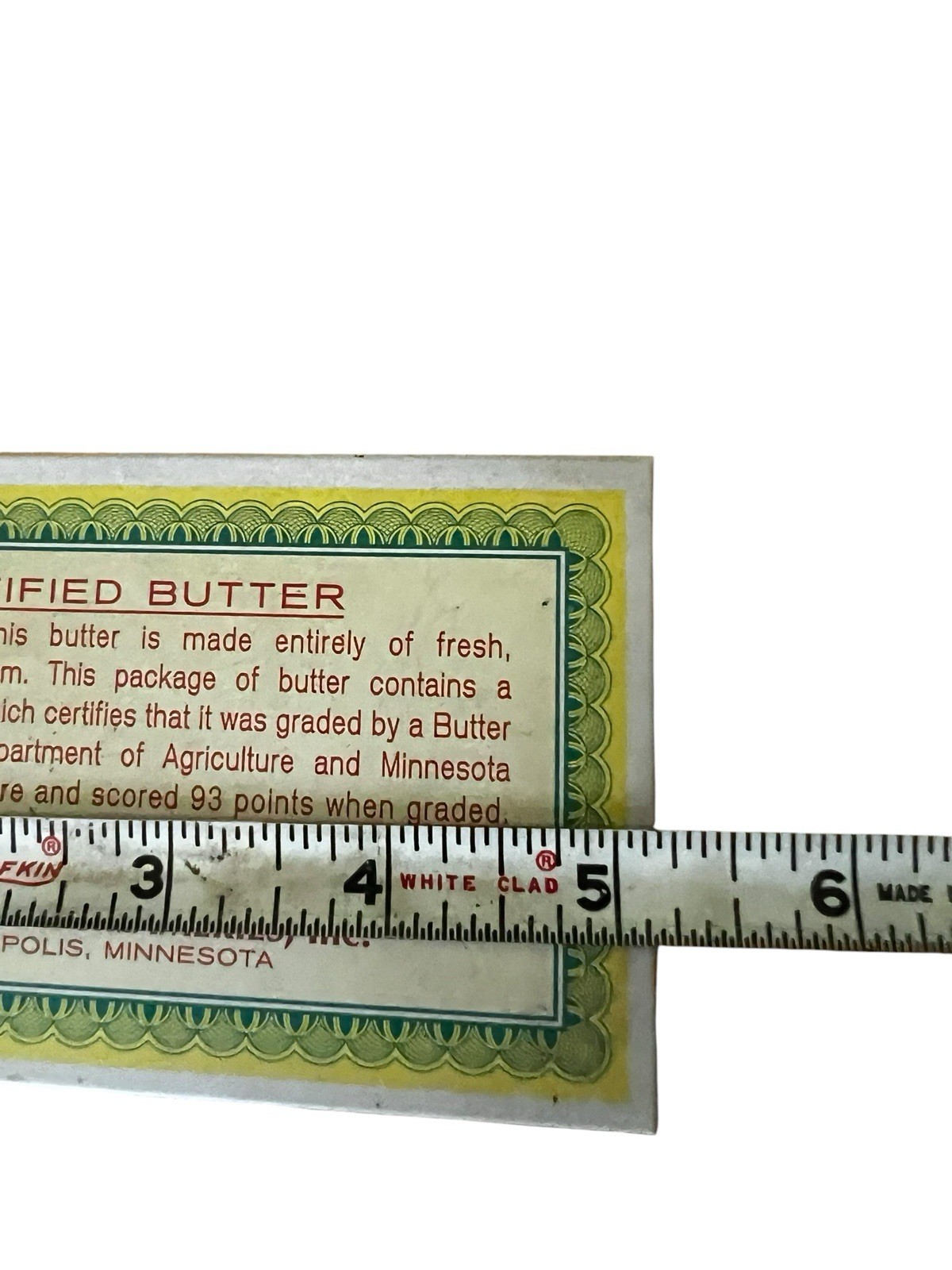 Vintage Land O’Lakes Sweet Cream Butter Metal Recipe Box With Dividers Recipes