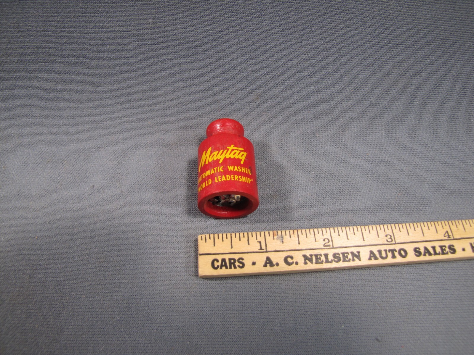 Vintage advertising Maytag Automatic Washer Kids Whizzer whistle toy giveaway