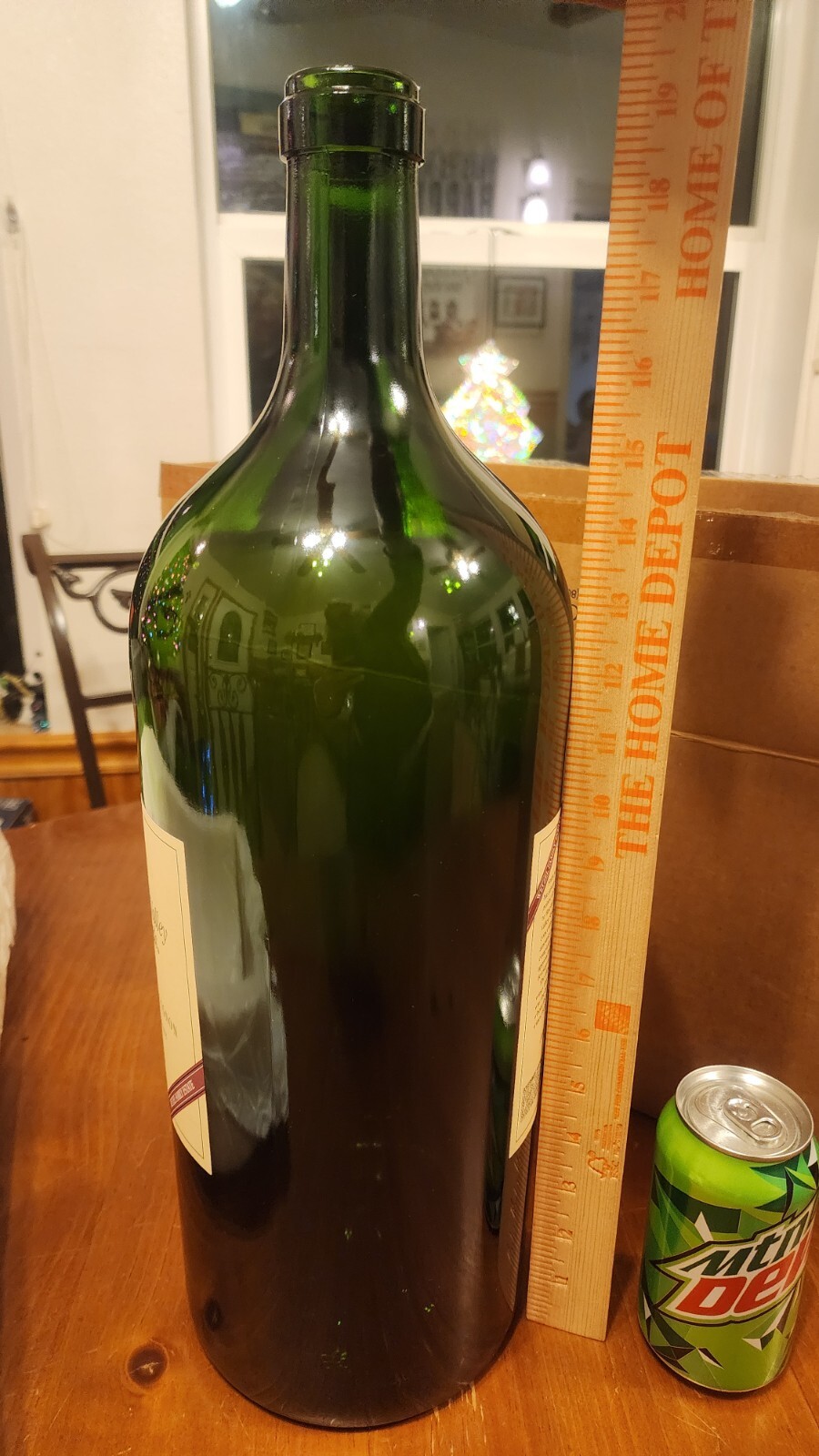 Giant Wine Bottle Display Empty 19.5″ Alexander Valley Vineyards Cabernet 2006