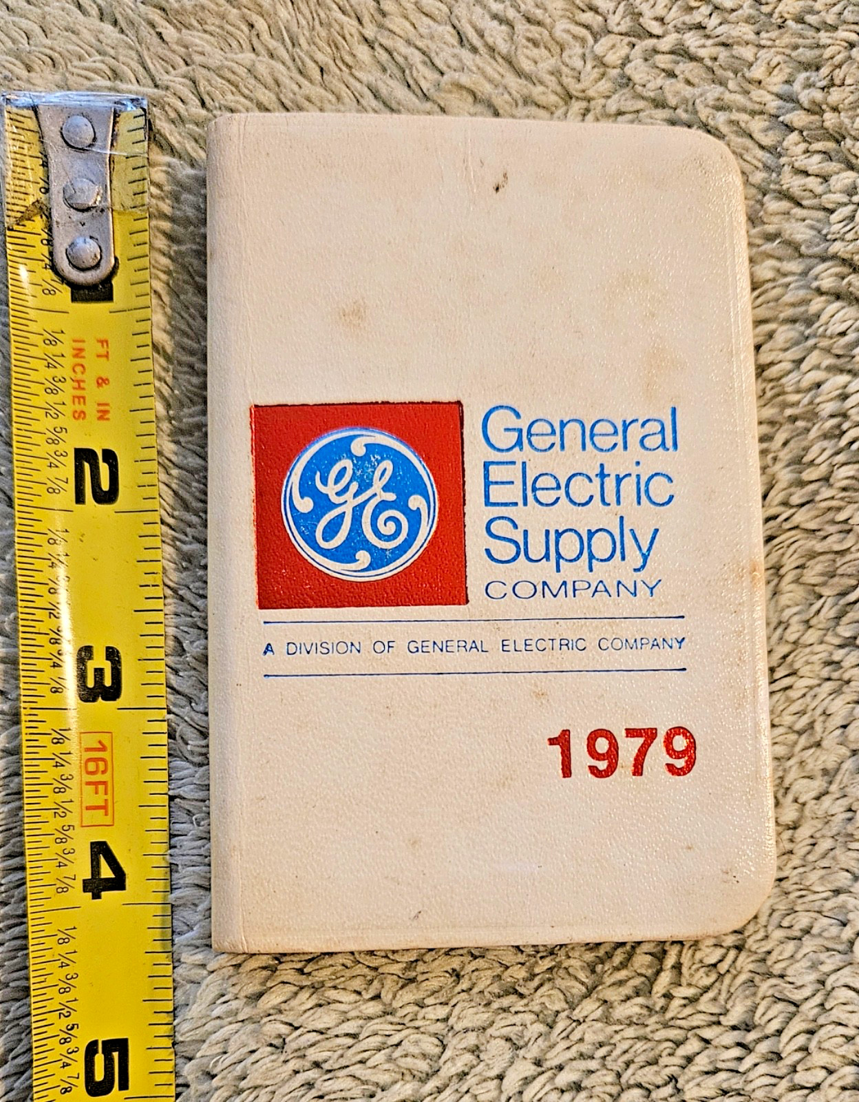 Vintage 1985 General Electric Supply Company Diary Pocket Calendar GE GESCO