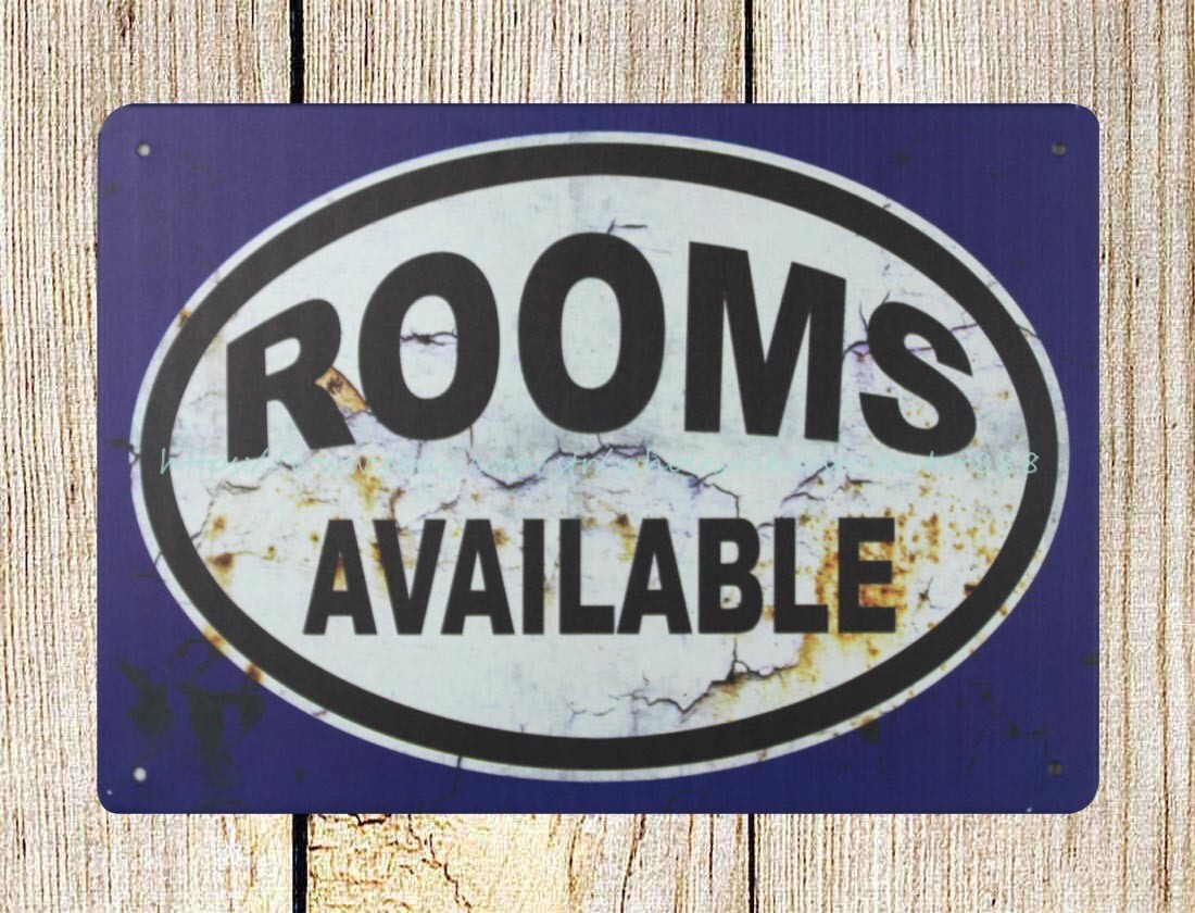 Rooms Available metal tin sign wall designs living room