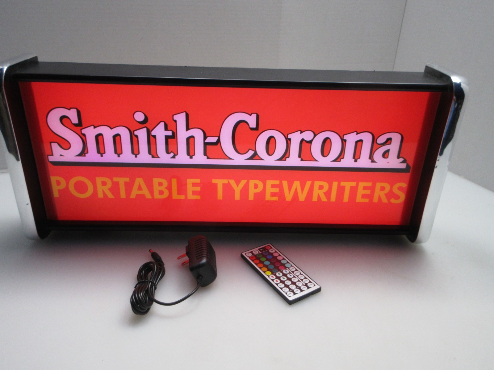 Smith-Corona Typewriters LED Display lighted sign lightbox Wall hanging Light