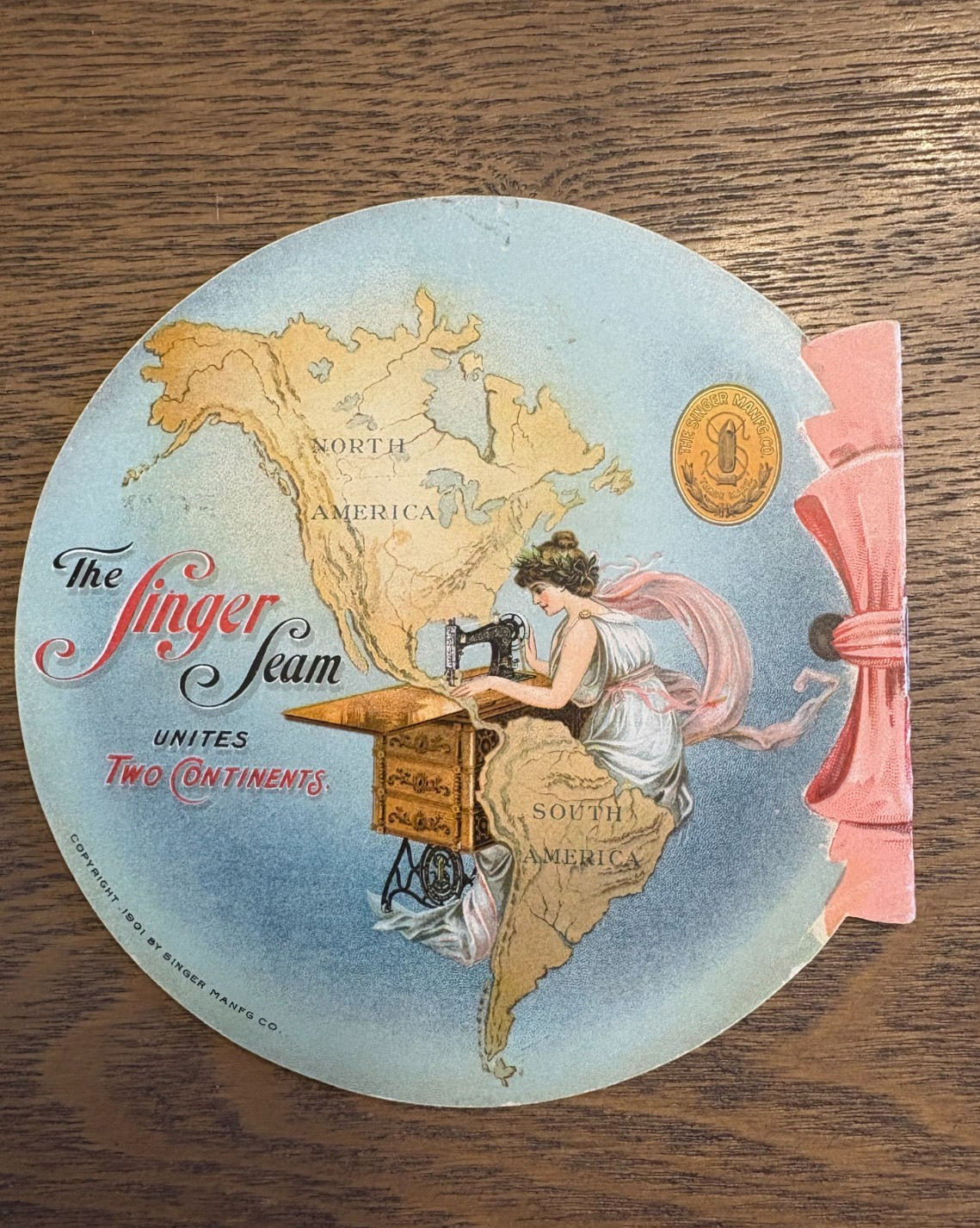 1901 Singer the Universal Sewing Machine Pan-Am Exposition Advertising Booklet