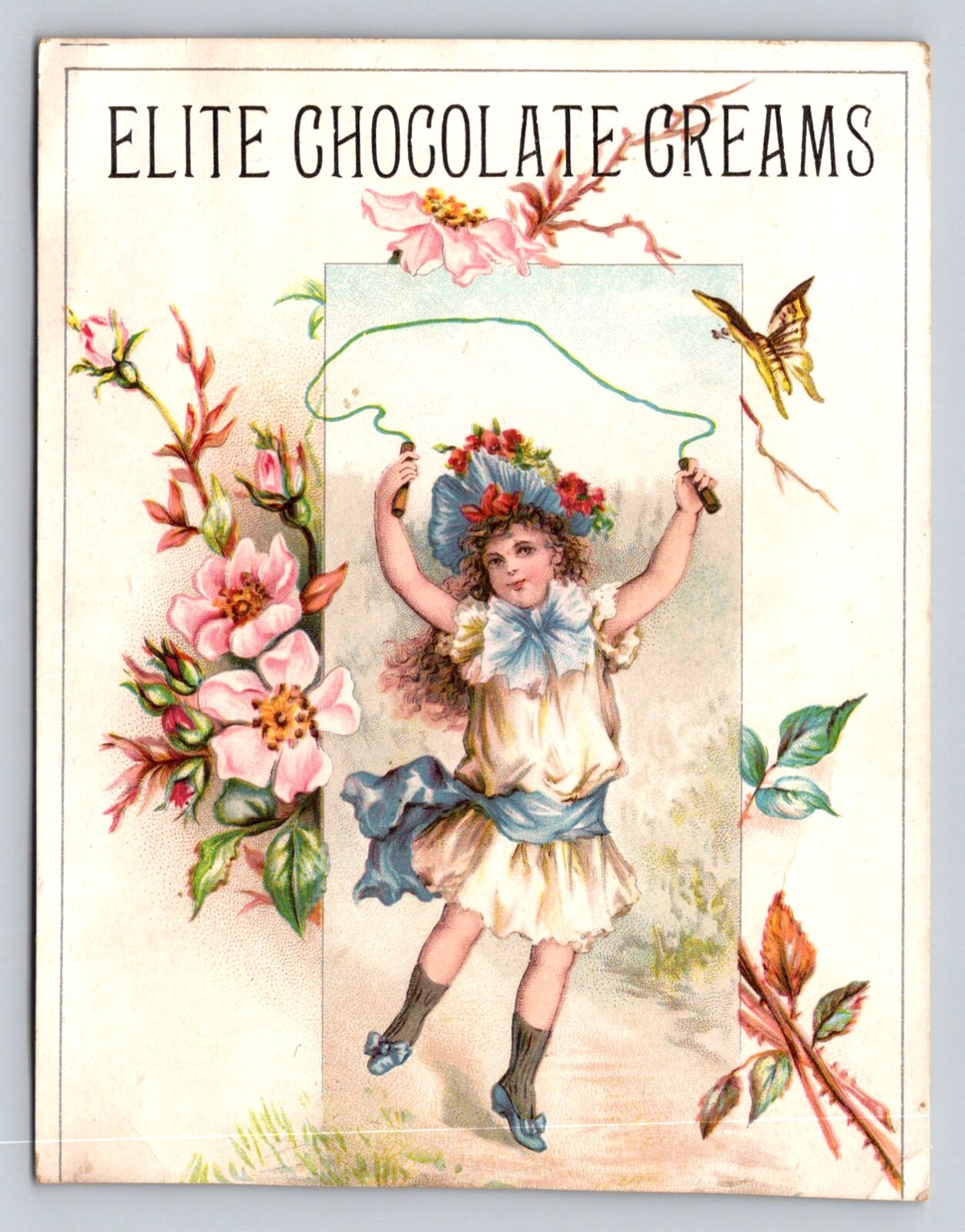 Elite Chocolate Creams Girl Jump Rope Butterfly P847