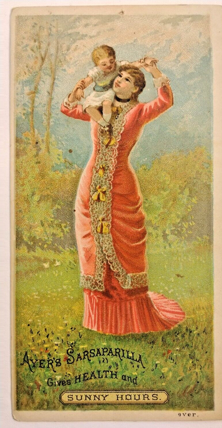 Dr. J. C Ayer’s Sarsaparilla Victorian Trade Card Advertising Quack Medicine