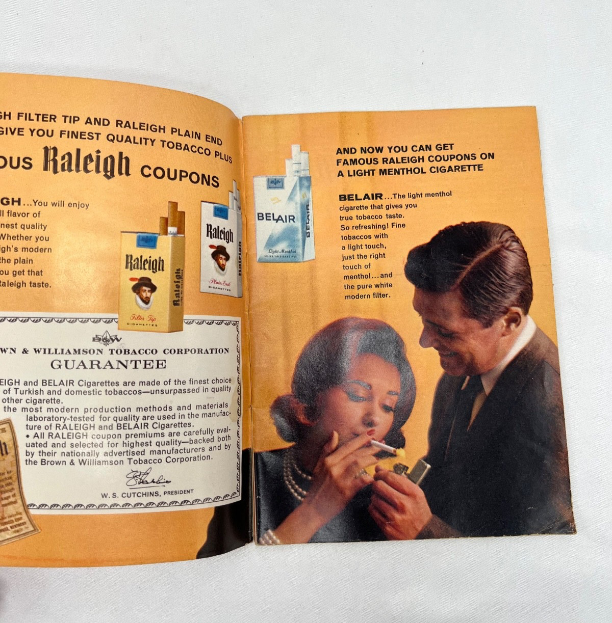 Vintage 1963 Raleigh Brown & Williamson B&W Tobacco Coupons Premium Catalog
