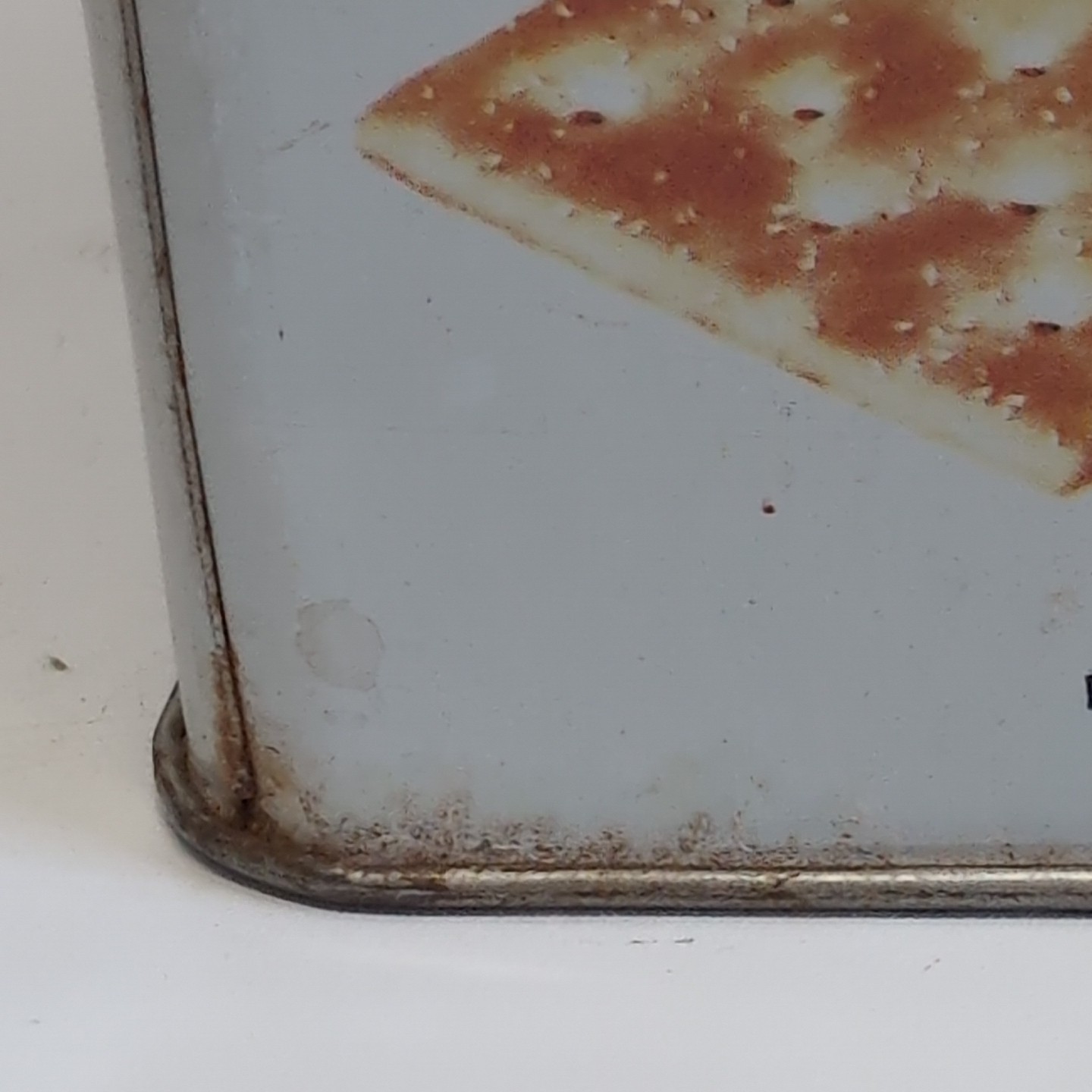 Vintage © 1969 Nabisco Premium Saltine Crackers 14 oz Tin Container w Lid