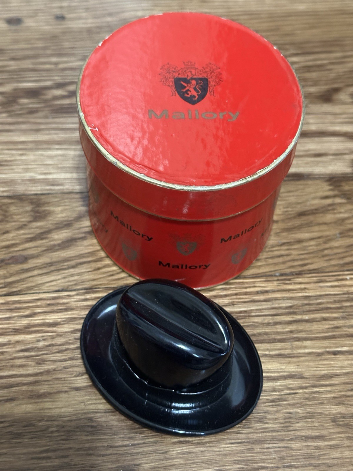 Vintage Mallory Hats Salesman Sample Mens Hat Original Box Sales