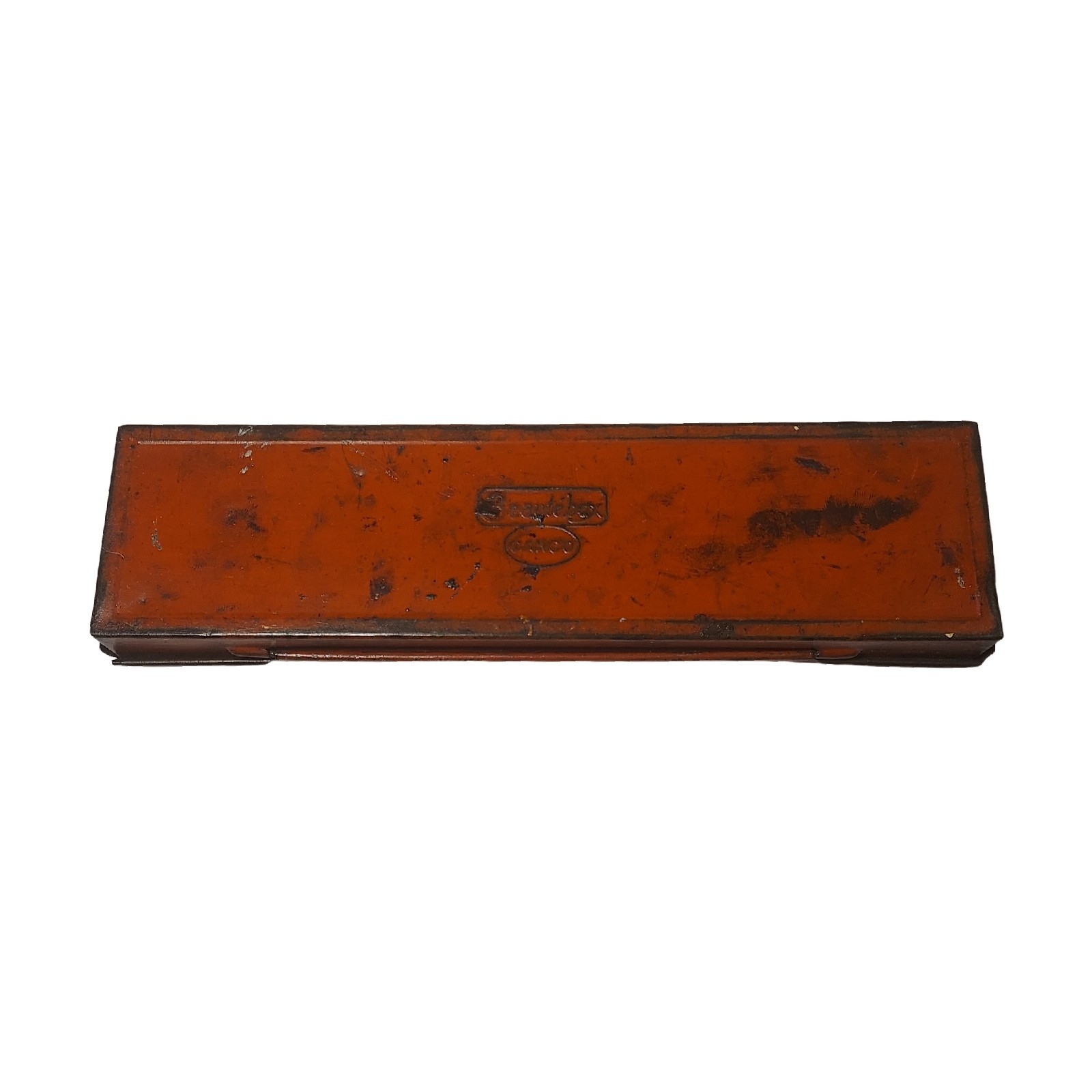 1920s Charlie Chaplin Antique Beautebox Canco Pencil Box/Case 7 7/8″ – SEE DESC