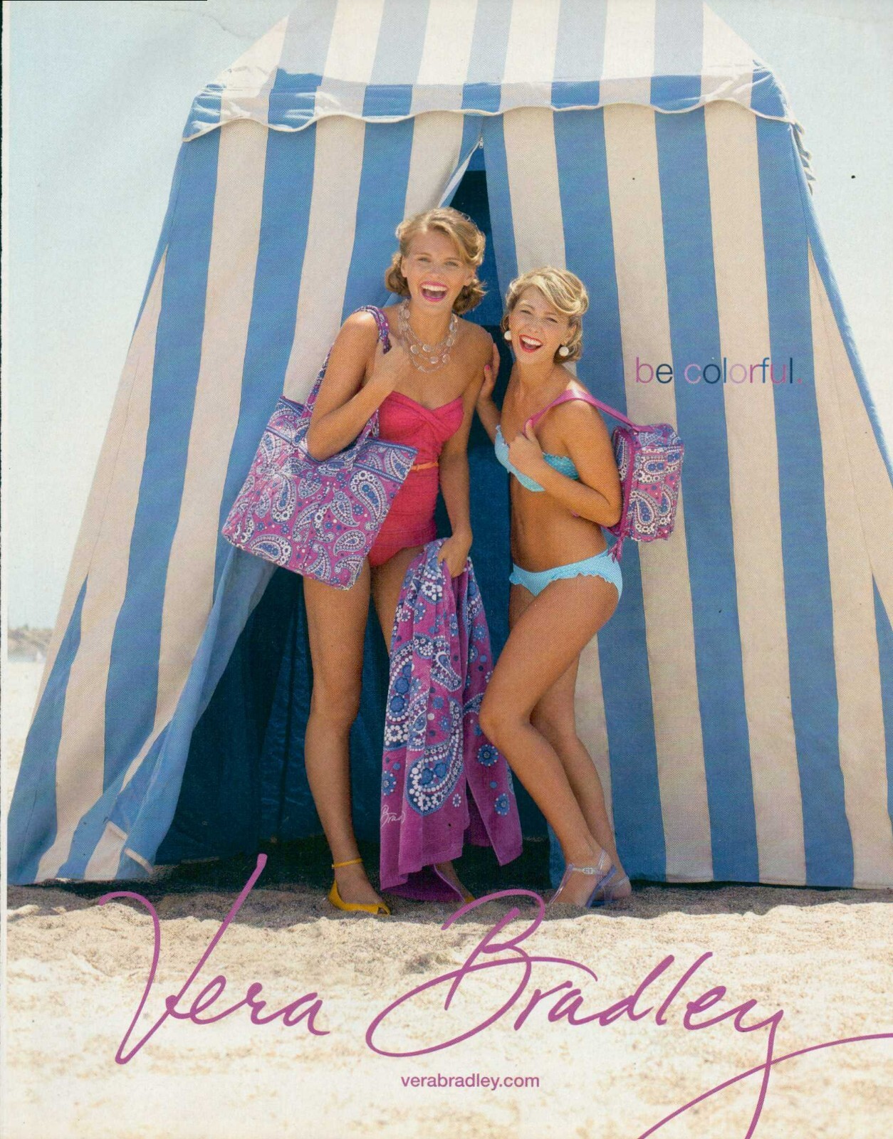 VERA BRADLEY Magazine Print Ad Advert Sexy Bikini swimsuit swimwear 2011