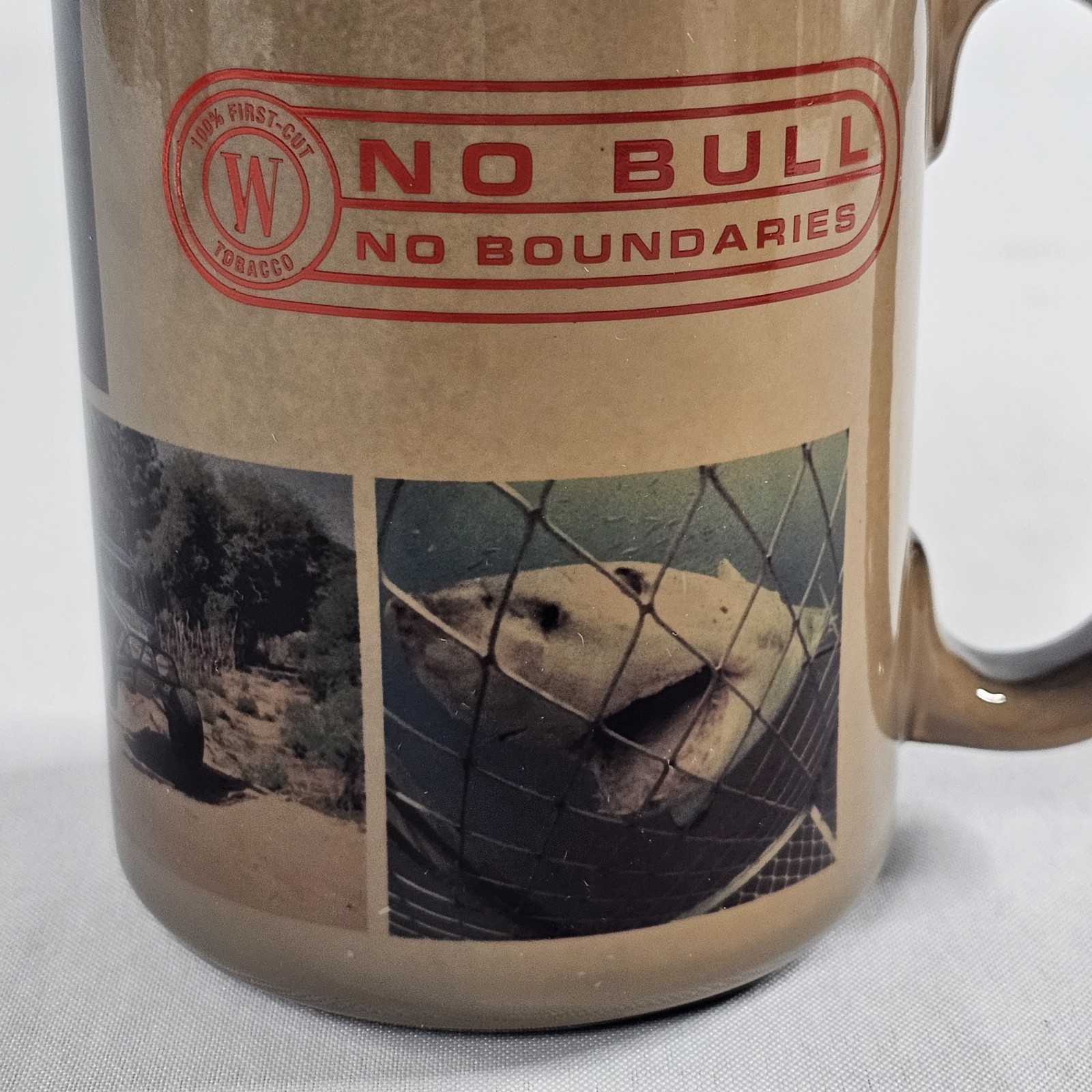 Vintage Winston Tobacco No Bull No Boundaries Coffee Cup w/ Mystique Color READ⬇