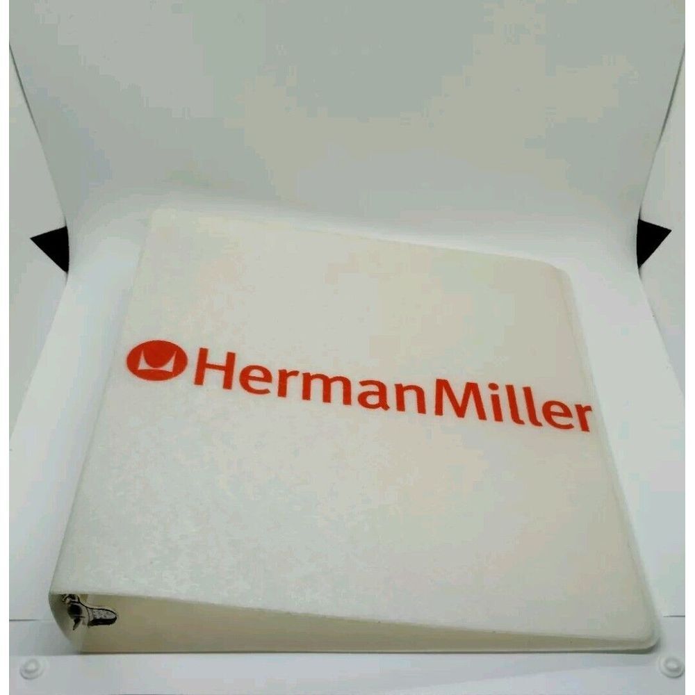 Vintage Herman Miller Heavy Duty 3 Ring Binder From Michigan Corporate Office