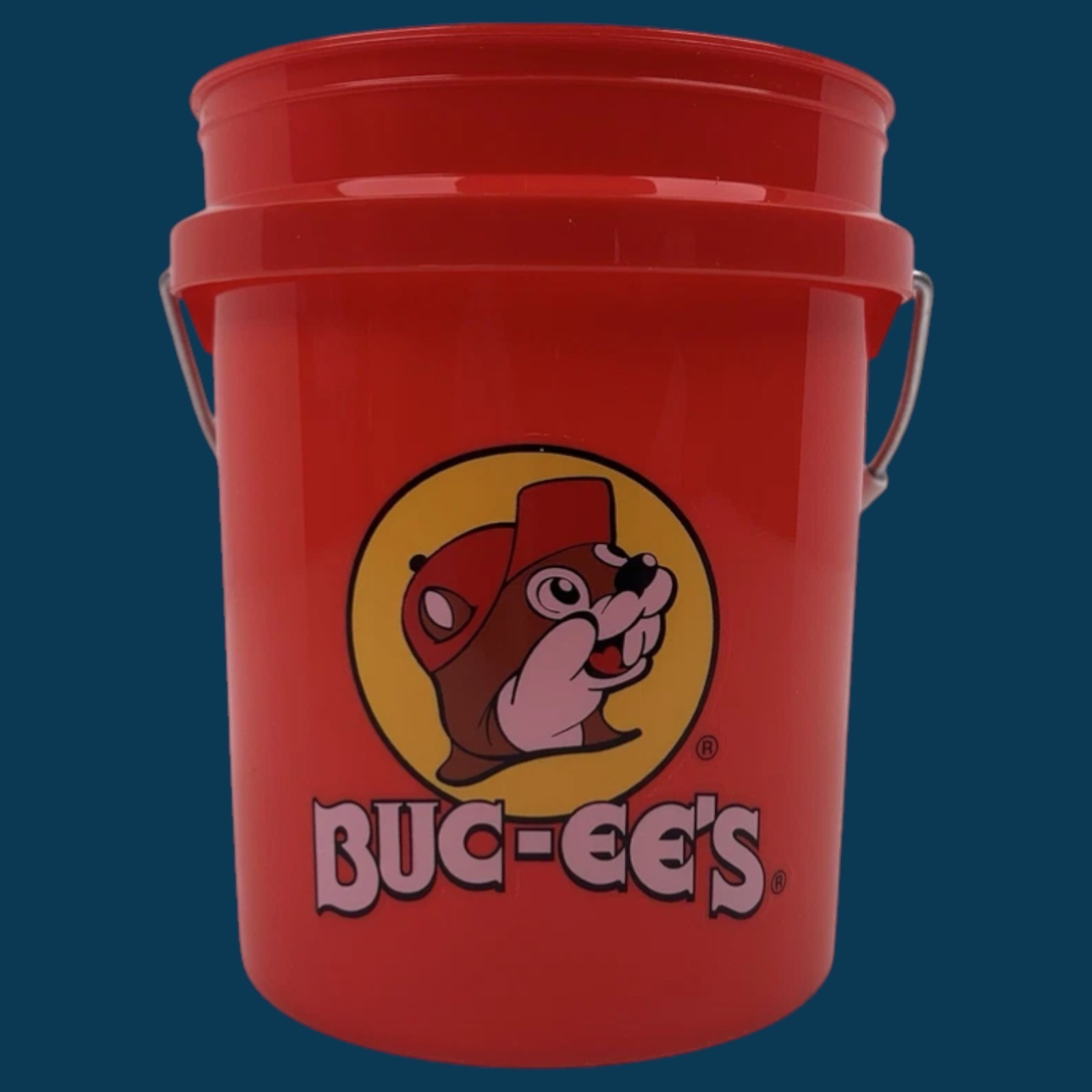 (10) Buc-ee’s Beaver Mini Red Bucket Cup Logo Collectible Souvenir Pail 18 OZ