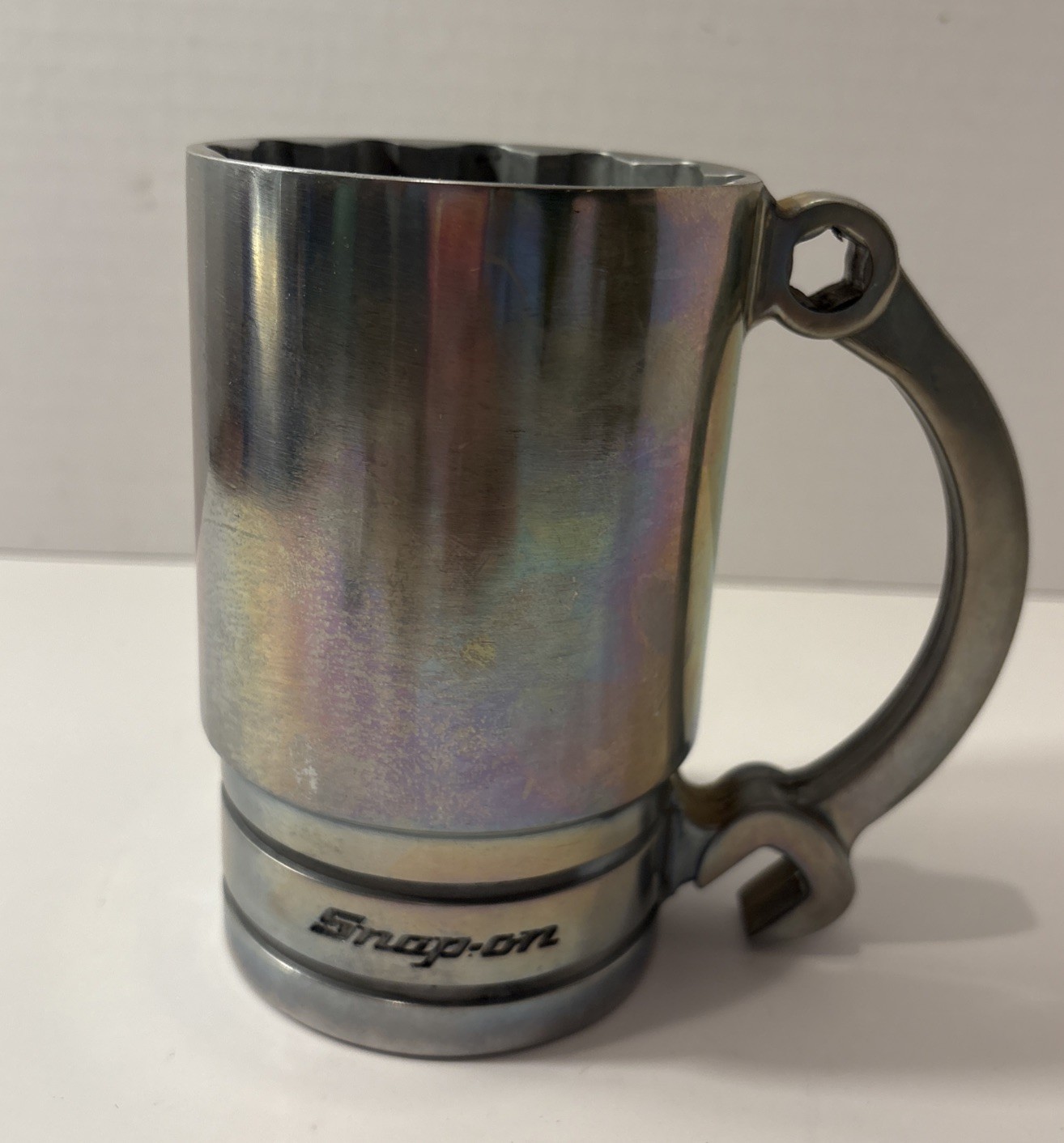 SNAP-ON Aluminum Socket Mug Cup Beer Stein Wrench 5/8 Large SF201 W/papers