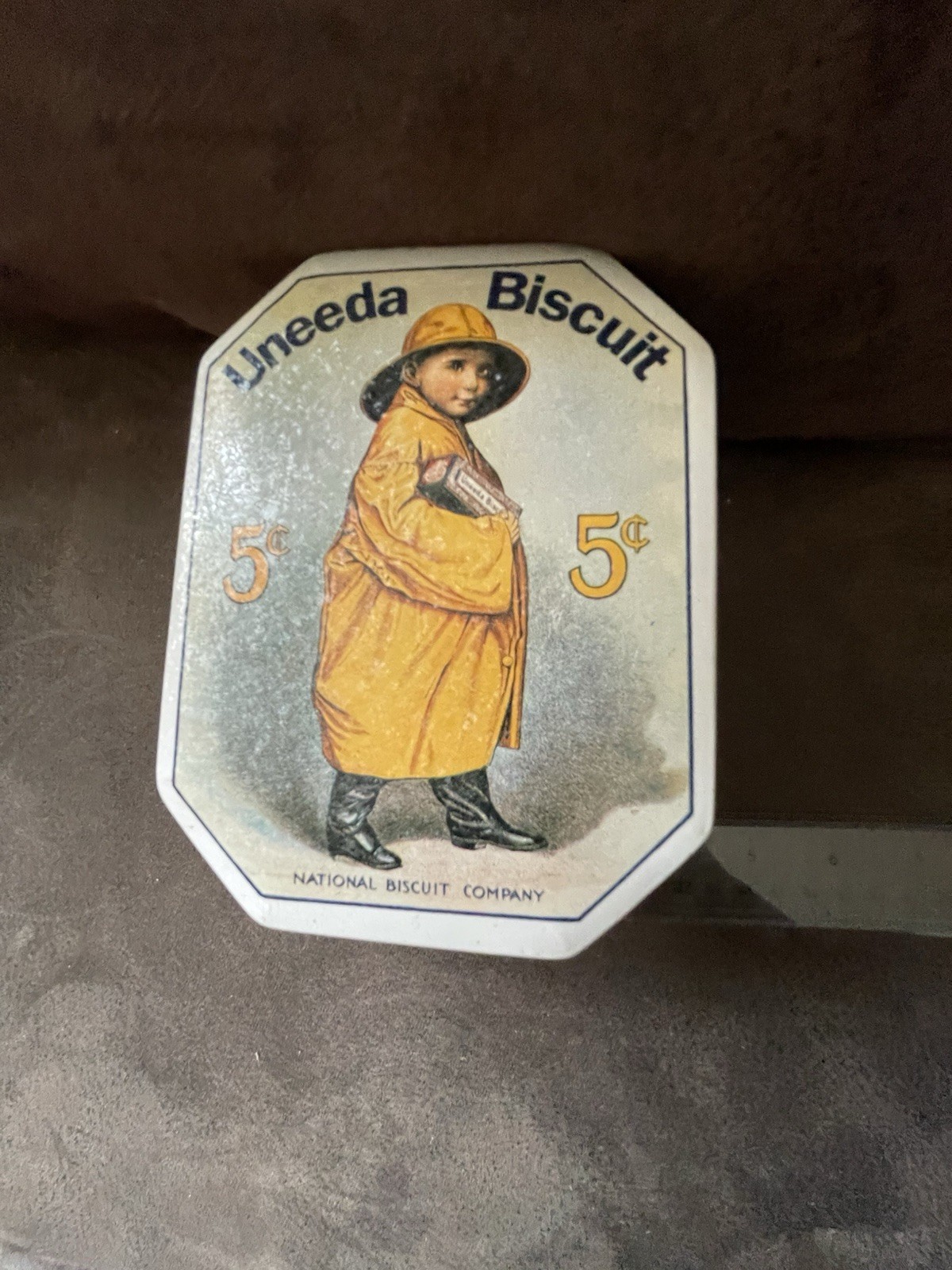 Vintage Nabisco Uneeda Biscuit National Biscuit Company Bristol Ware Tin