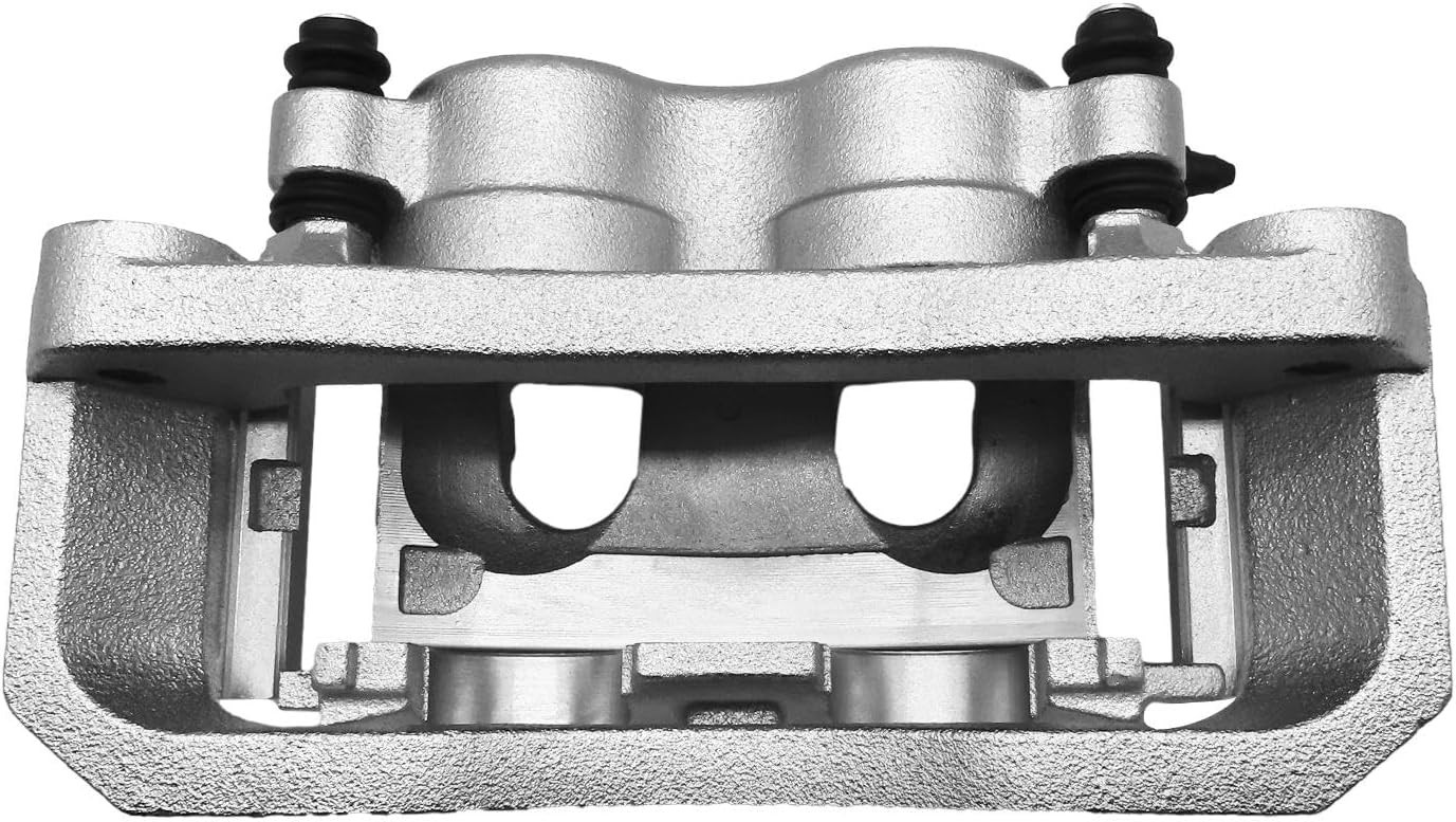 Front Brake Caliper Assembly with Bracket Compatible with 1999-2007 Ford E-350 S