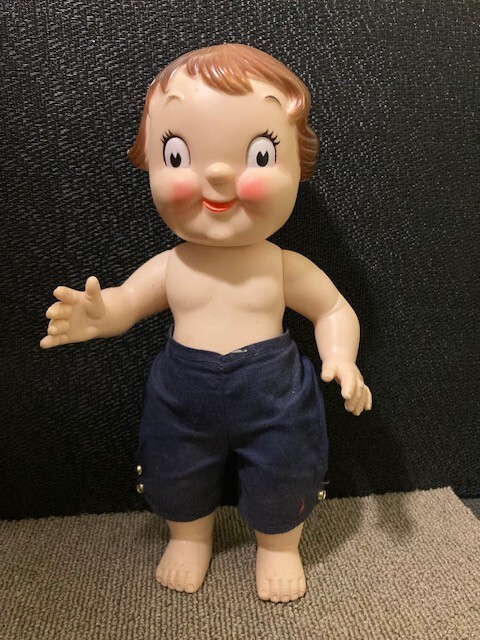Vintage Campbell Soup Kids Doll Vinyl Figure10 Inch Promotion Advertising 10″