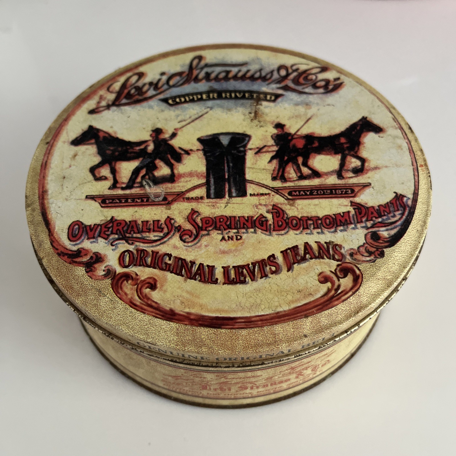 Levi Strauss & Co. Genuine Original Belt Tin (belt not included)