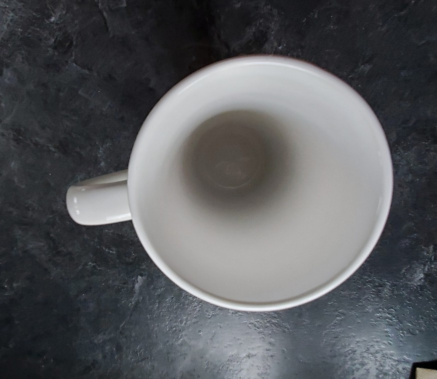 VINTAGE MONOPOLY COFFEE/TEA CUP/MUG, 1999 HASBRO BRAND GAME 6″ TALL