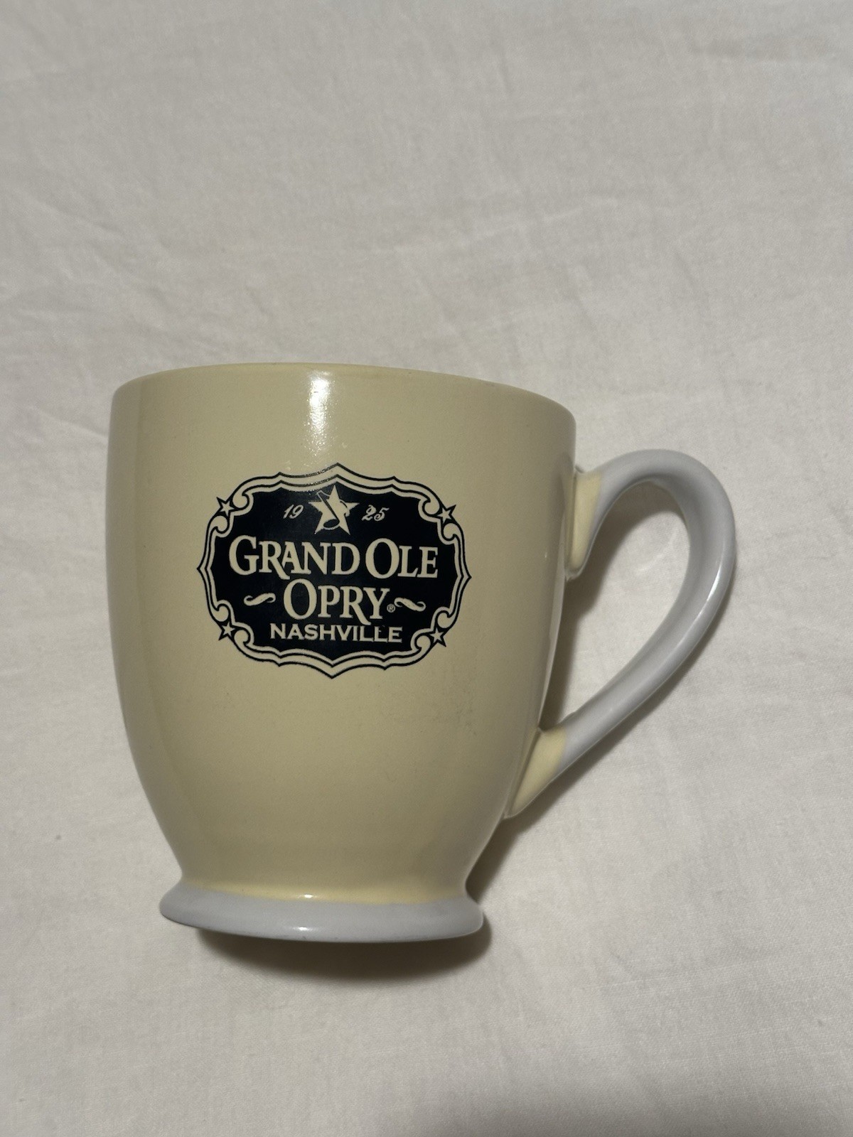 GRAND OLE OPRY 1925 Logo Mug Coffee Tea 18oz Ceramic Nashville Tennessee