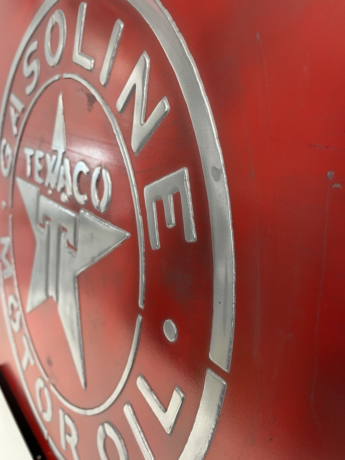 Texaco Vintage Metal Sign Handmade Garage Wall Decor 20×24