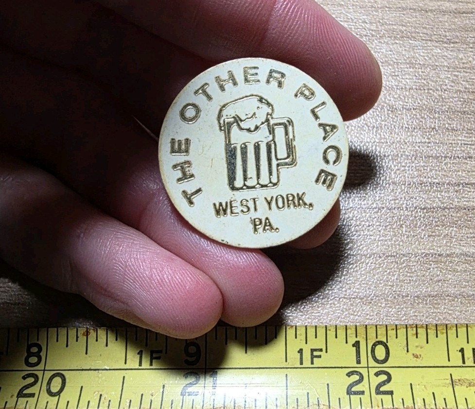 Vtg The Other Place West York PA Advertising Trade Token