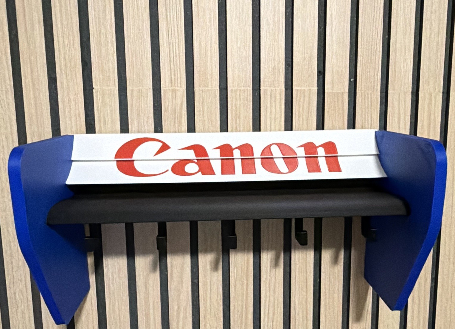 Williams F1 Labatt’s Blue Beer Store Display Shelf Rack w/ Canon Topper