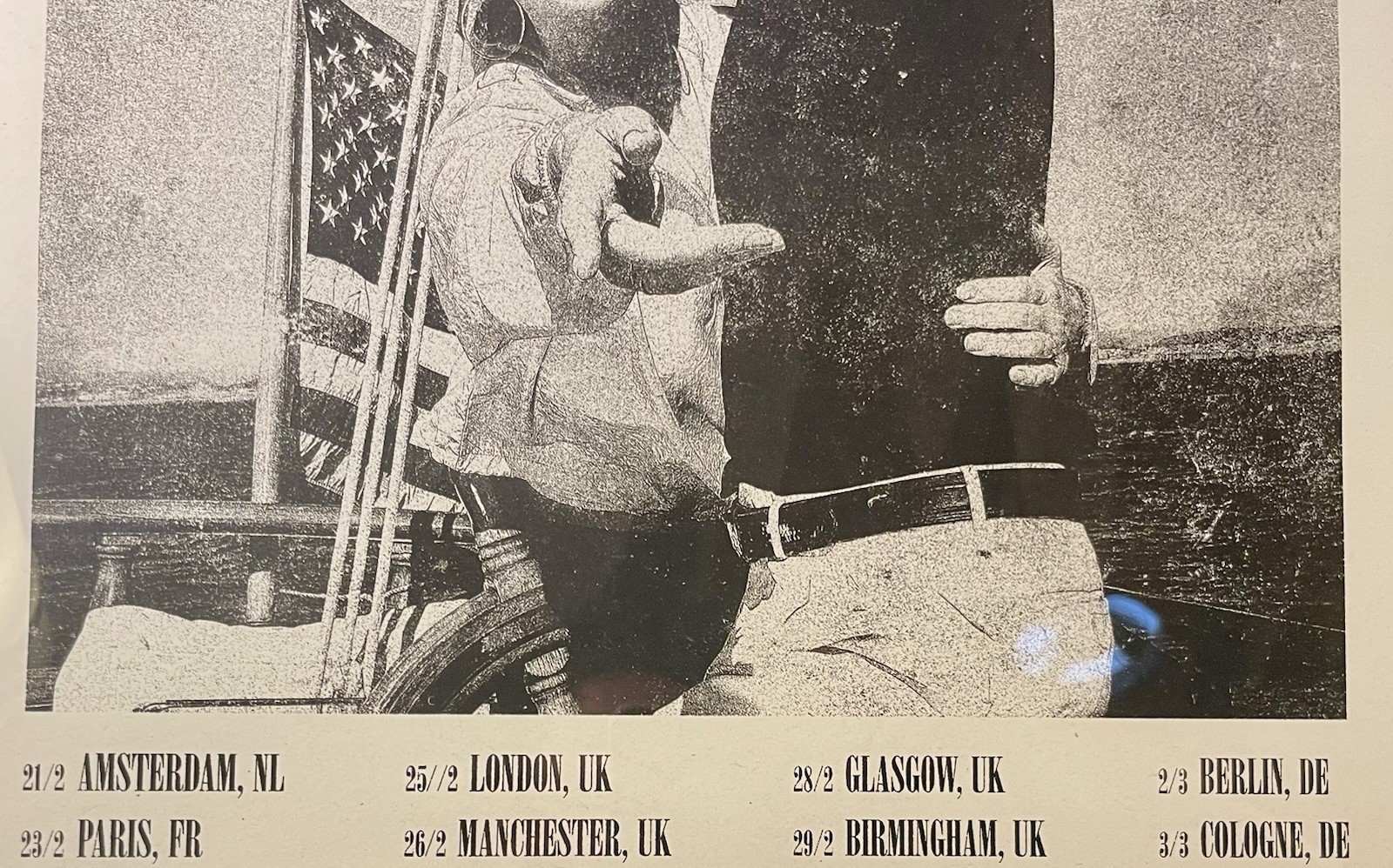 FRAMED “20 x 16” LANA DEL REY “NORMAN F***ING ROCKWELL” European Tour Poster