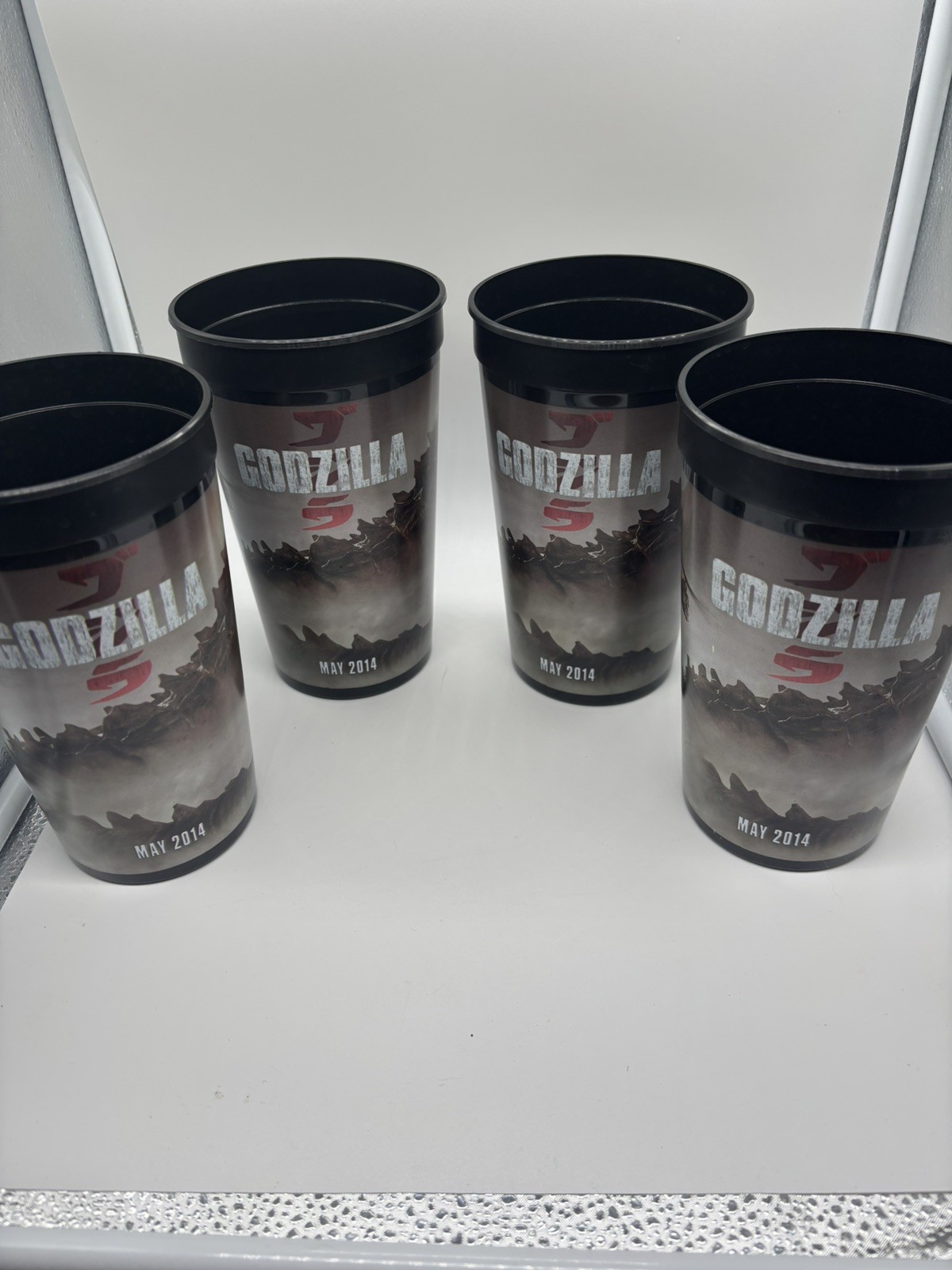 Godzilla Movie Promo Cup 2014 Plastic Tumbler 7.5″ Legendary AMC ICEE Souvenir 4