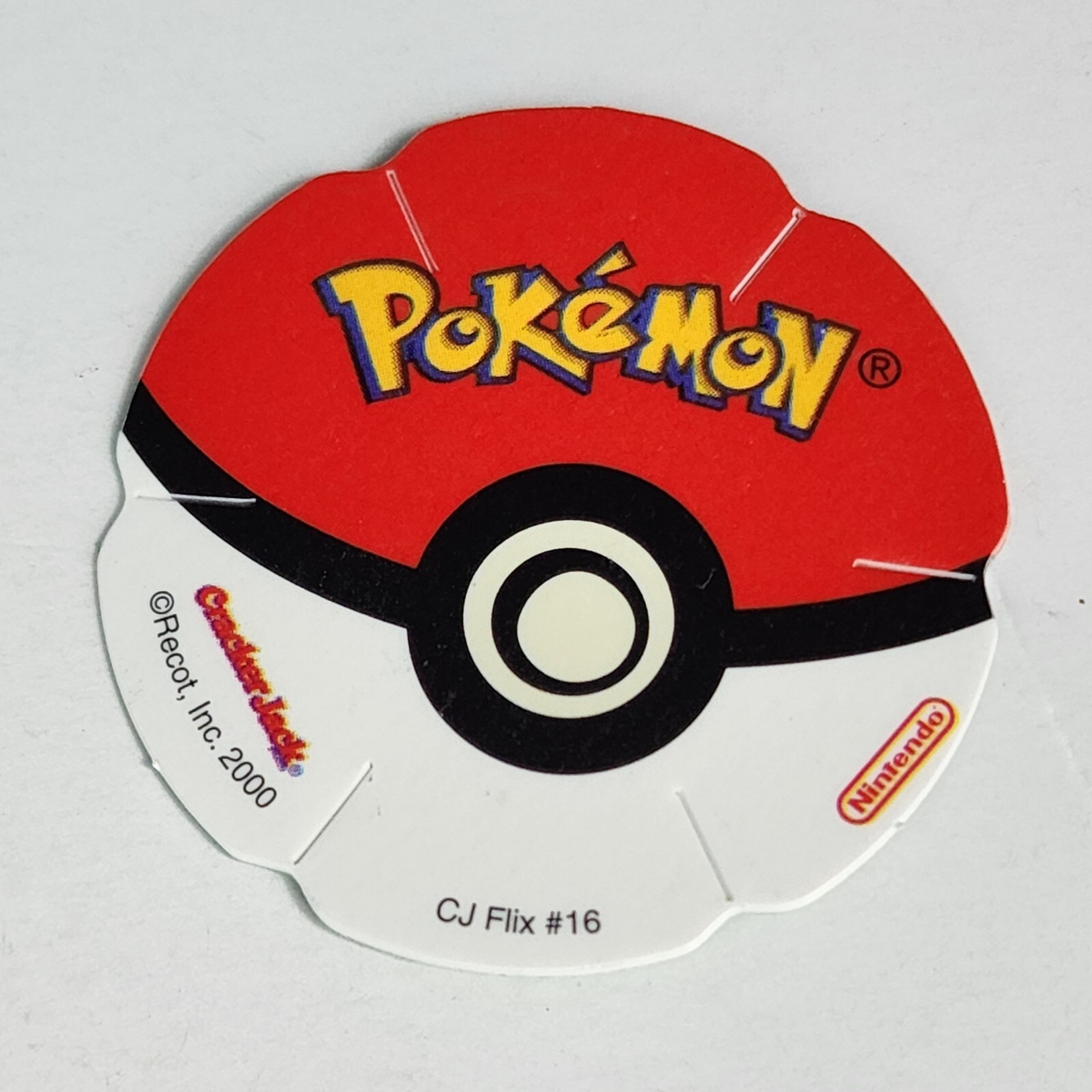 2000 Premium Cracker Jack Prize Nintendo Pokemon Sunflora Flix Pog Toy