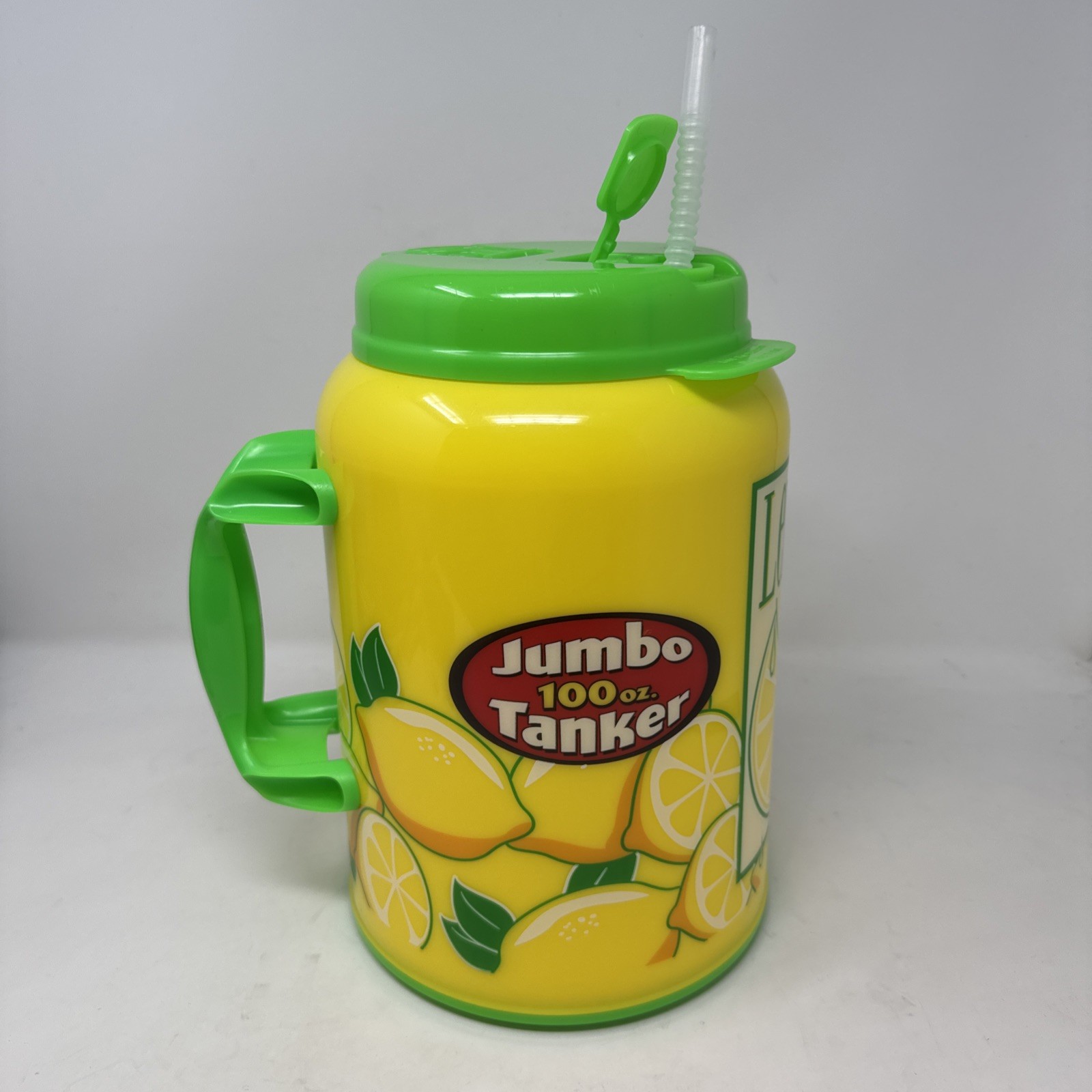 Whirley Drinkworks USA 100 oz Jumbo Lemonade Tanker with Straw XM-100